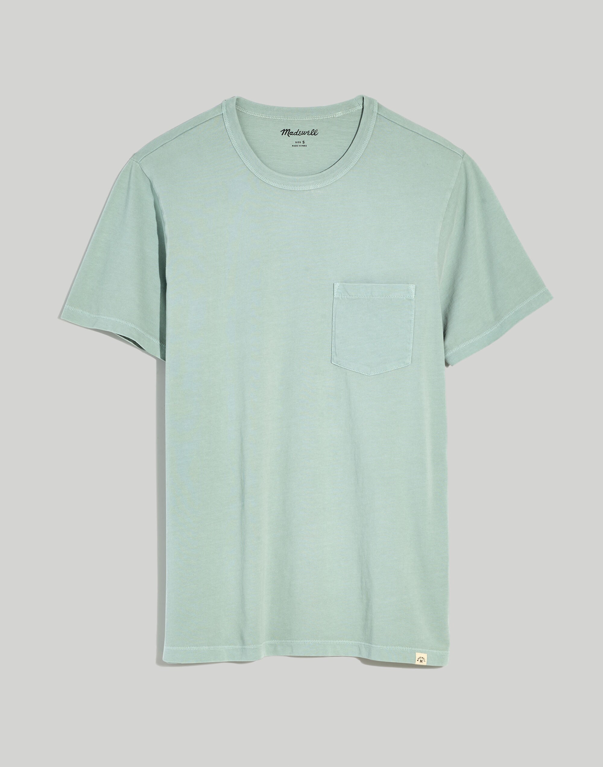 Garment-Dyed Allday Crewneck Pocket Tee