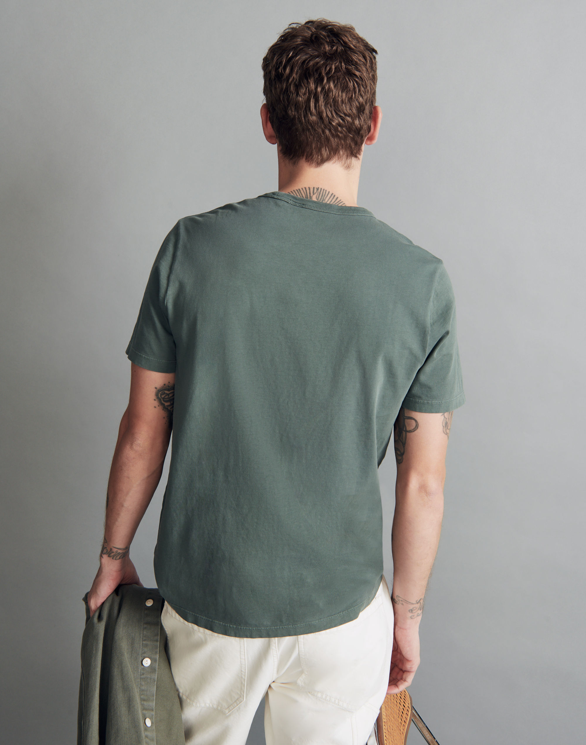 Garment-Dyed Allday Crewneck Pocket Tee Alternate Image 3