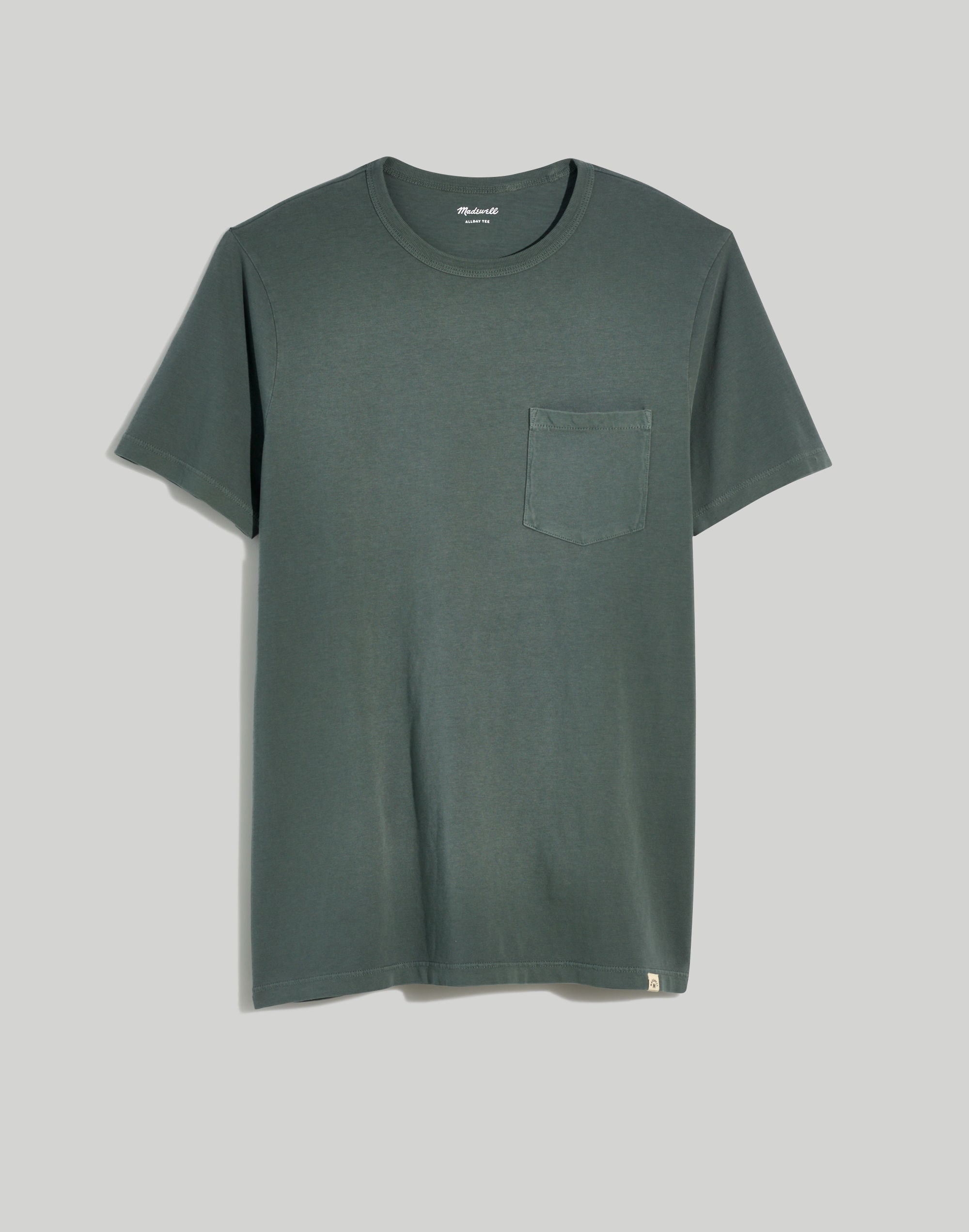 Garment-Dyed Allday Crewneck Pocket Tee