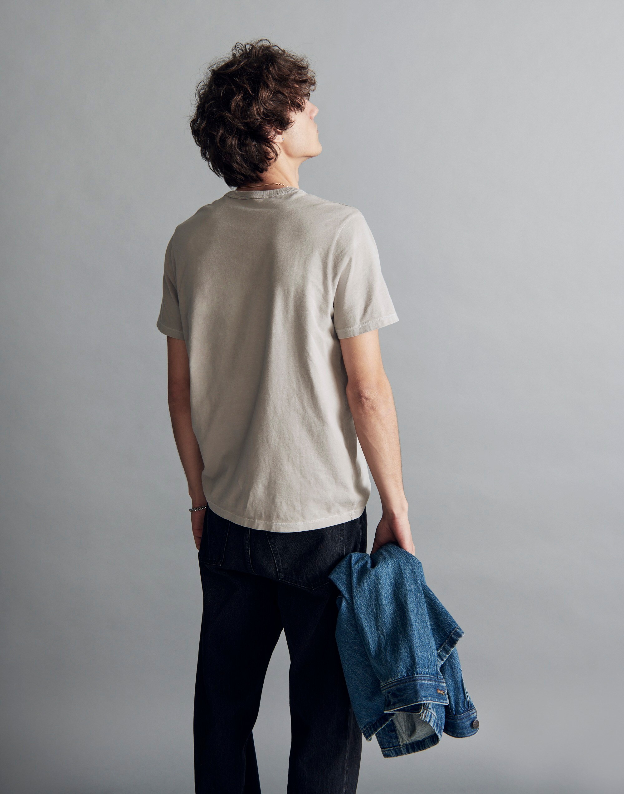 Garment-Dyed Allday Crewneck Pocket Tee