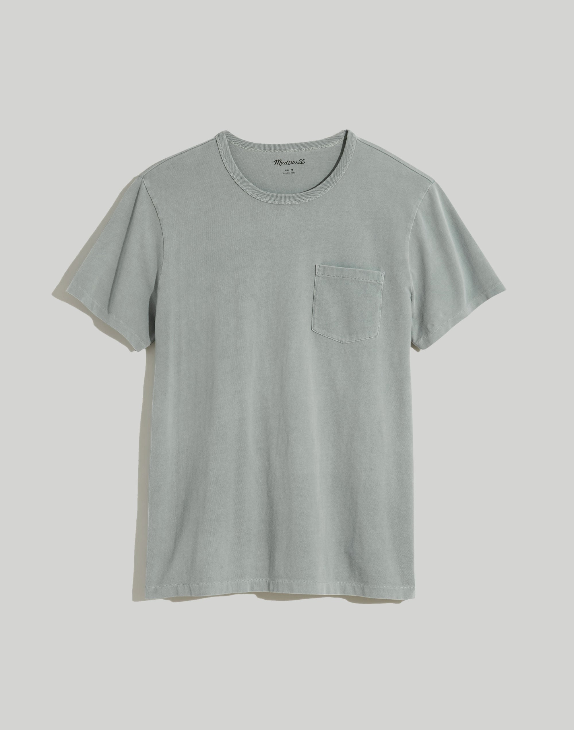 Garment-Dyed Allday Crewneck Pocket Tee