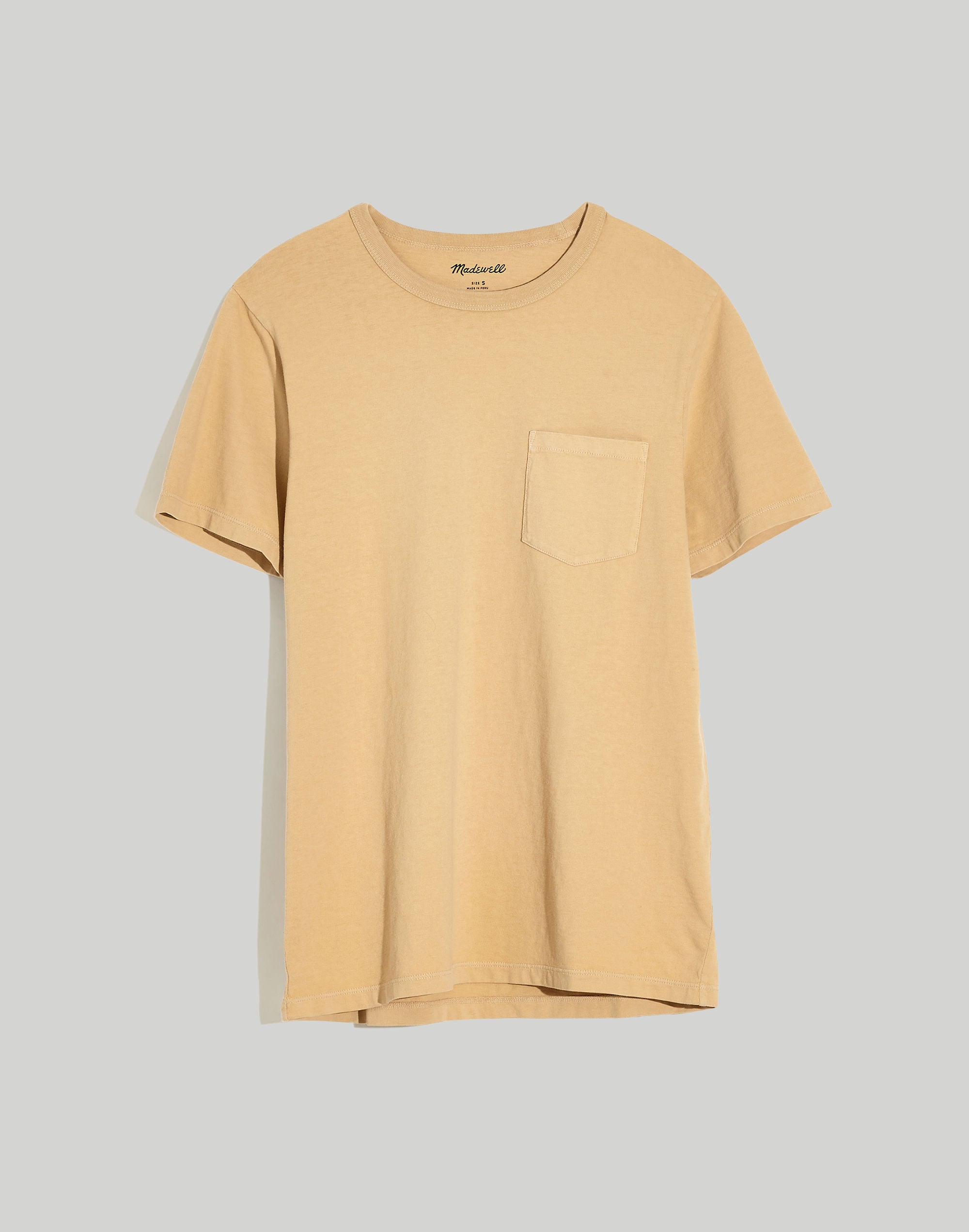 Garment-Dyed Allday Crewneck Pocket Tee