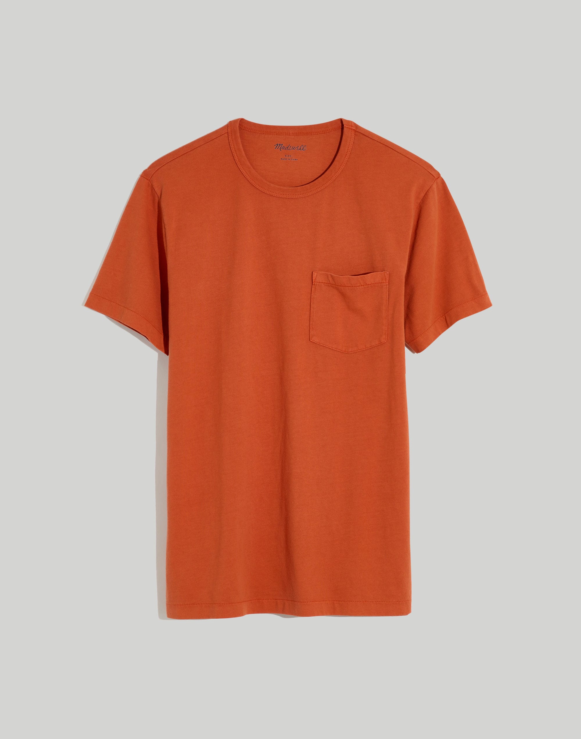 Garment-Dyed Allday Crewneck Pocket Tee