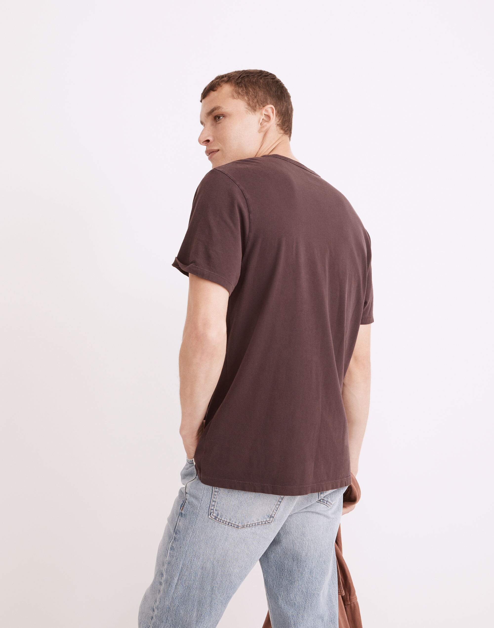 Garment-Dyed Allday Crewneck Pocket Tee