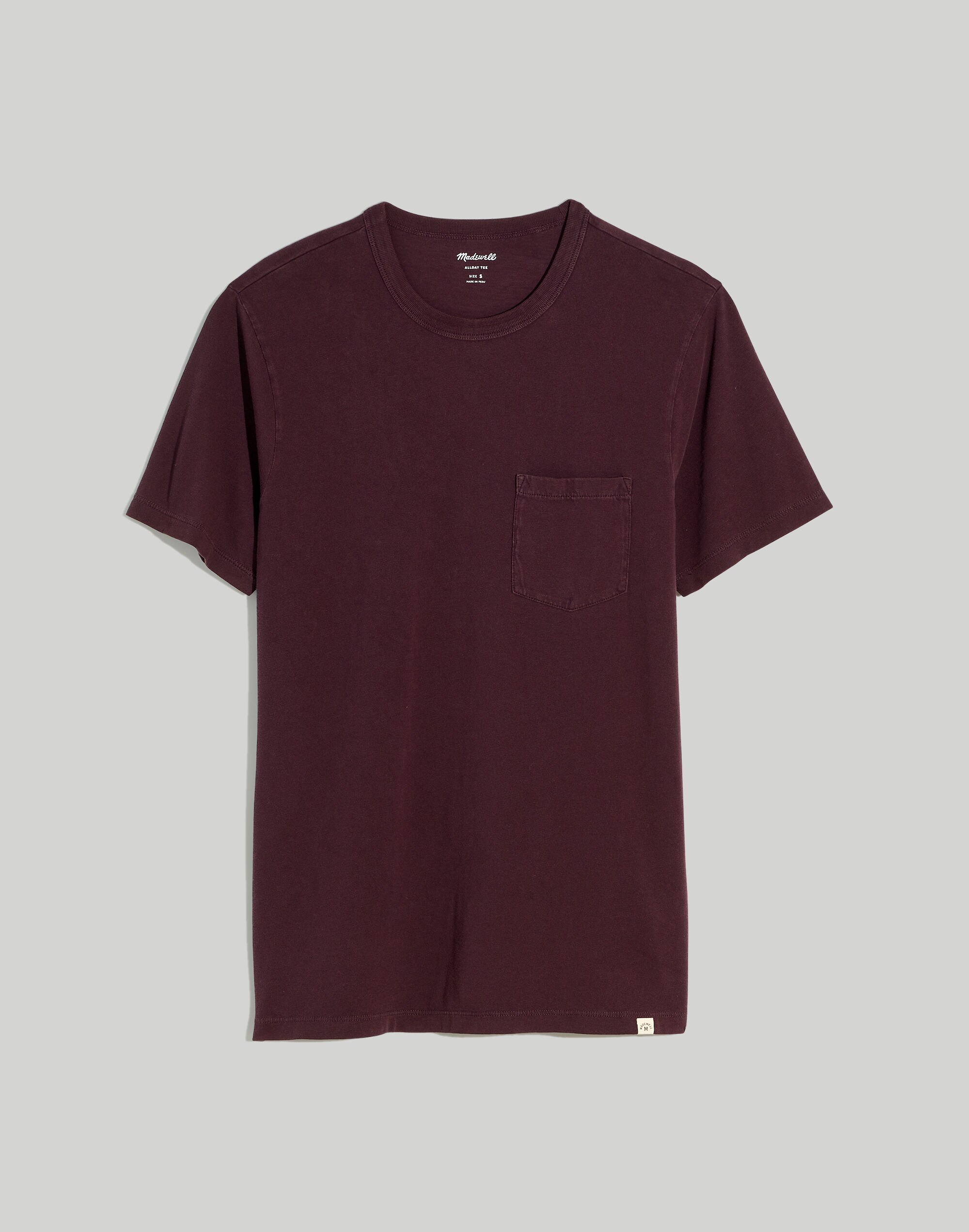 Garment-Dyed Allday Crewneck Pocket Tee