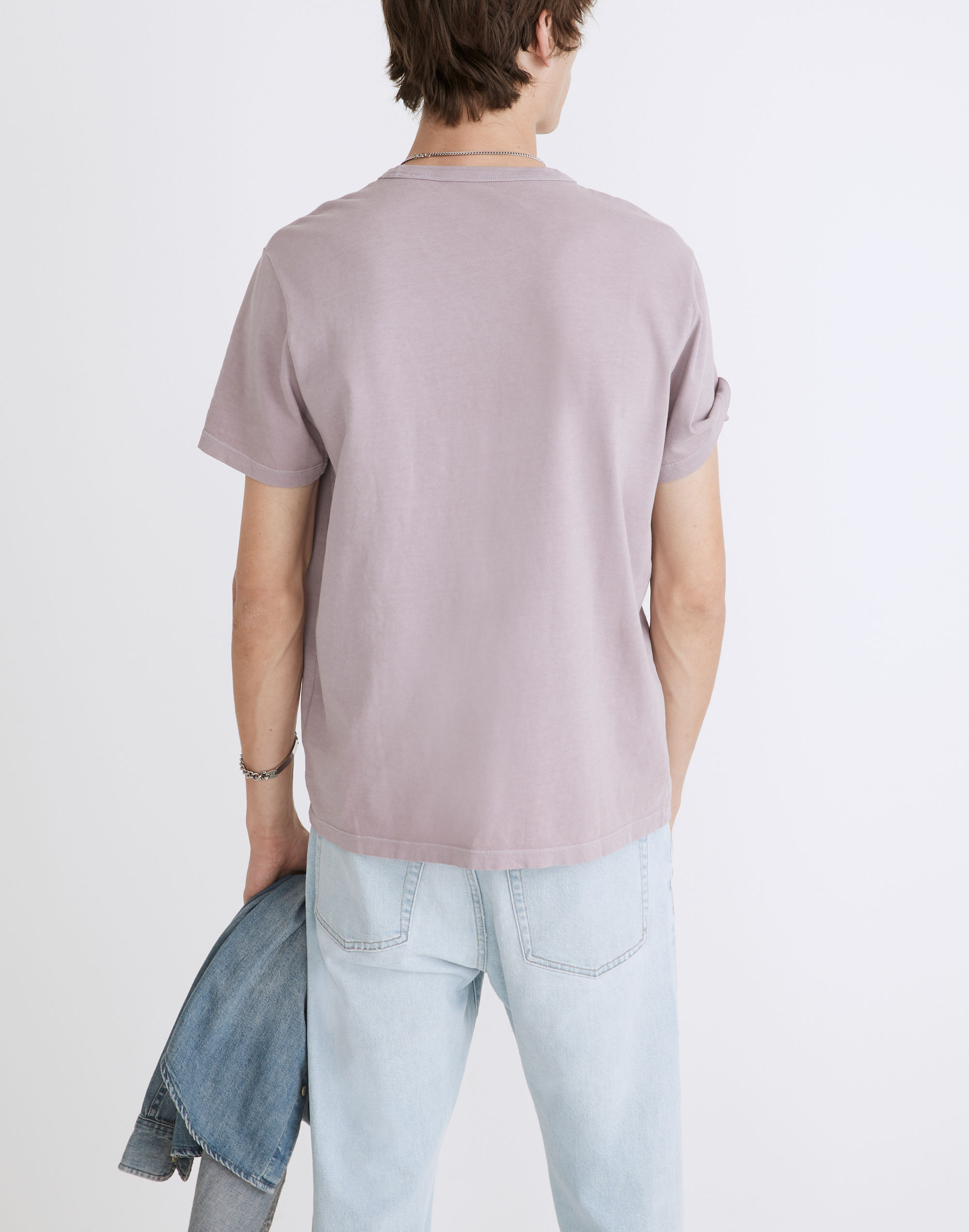 Garment-Dyed Allday Crewneck Pocket Tee