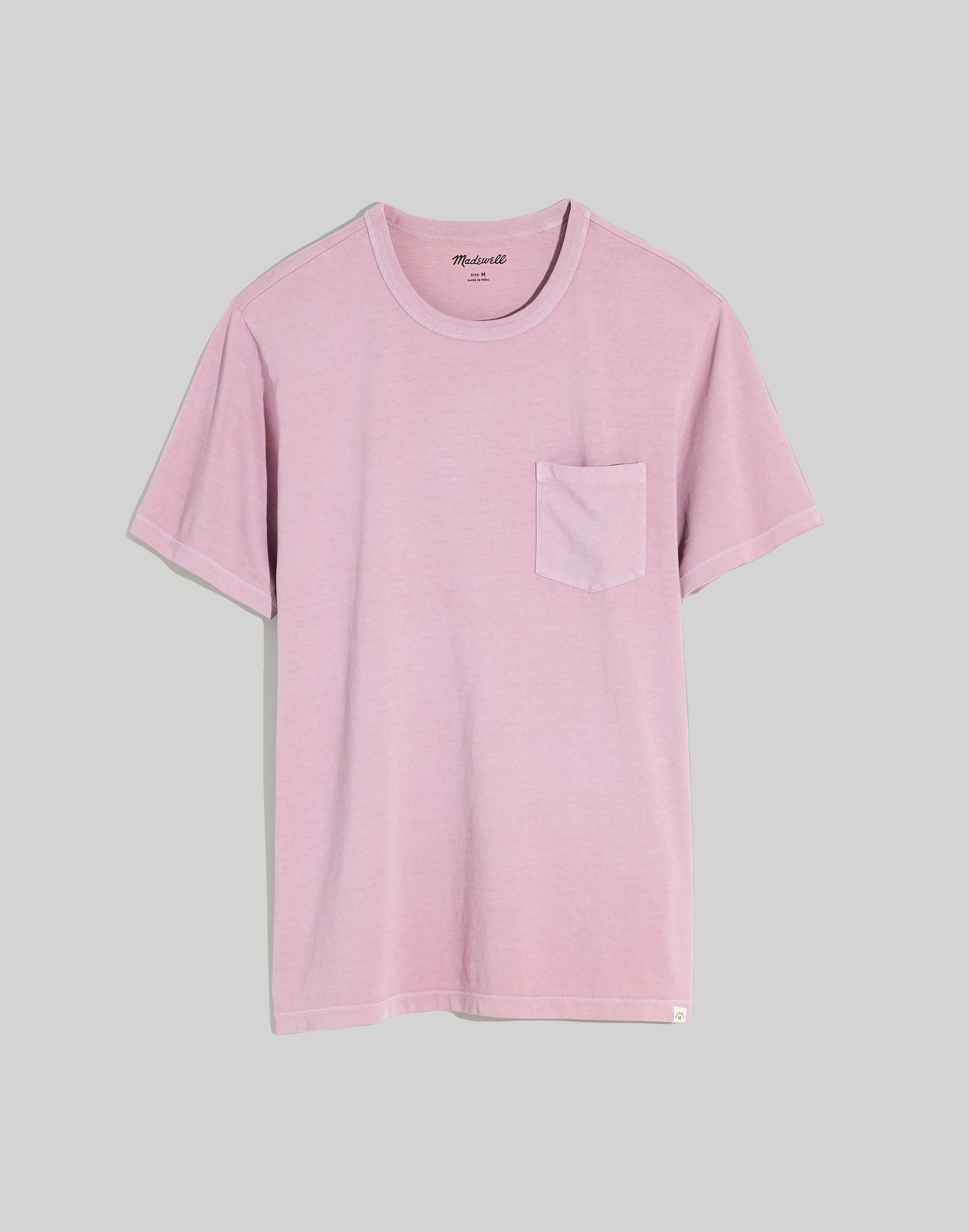 Garment-Dyed Allday Crewneck Pocket Tee