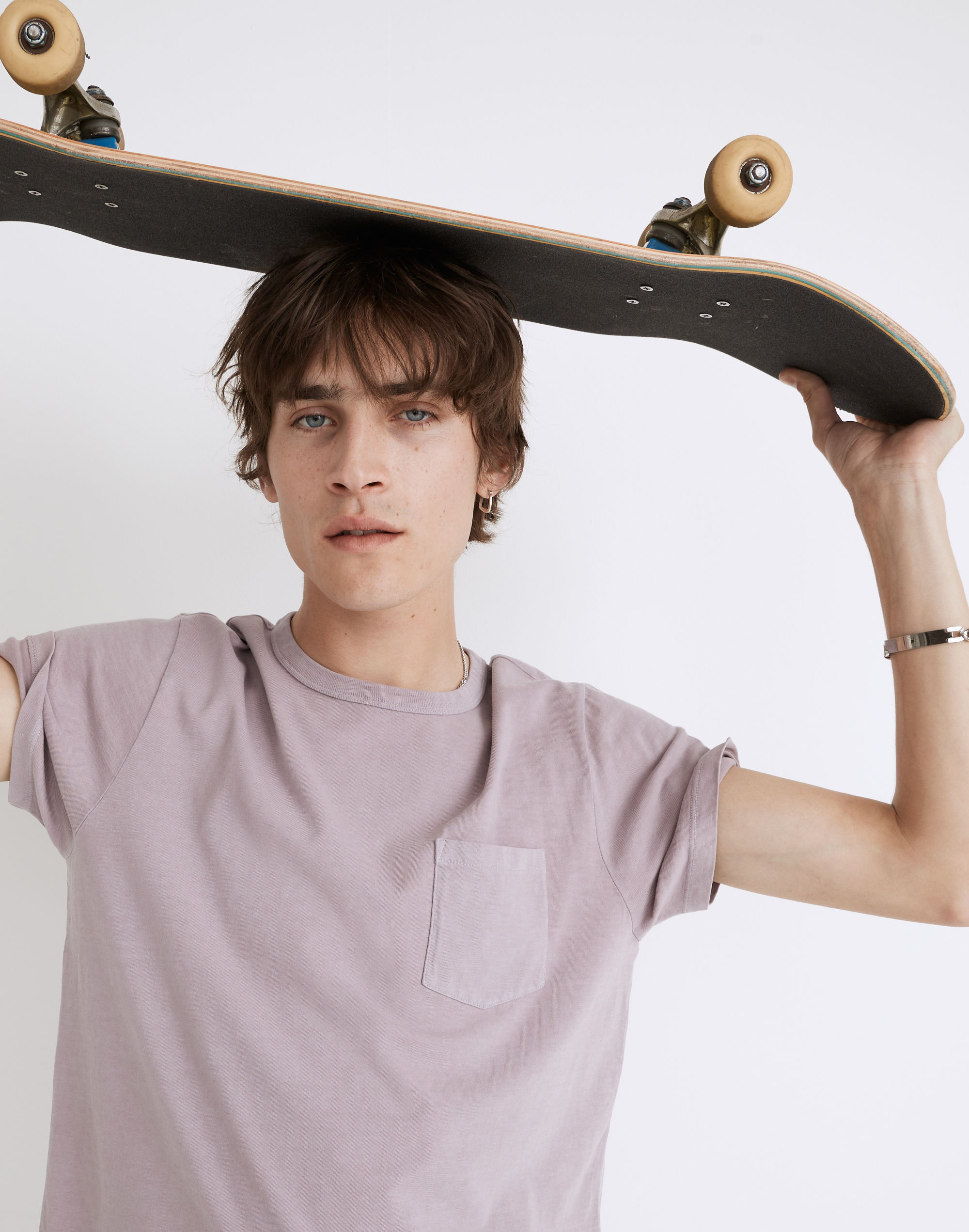 Garment-Dyed Allday Crewneck Pocket Tee