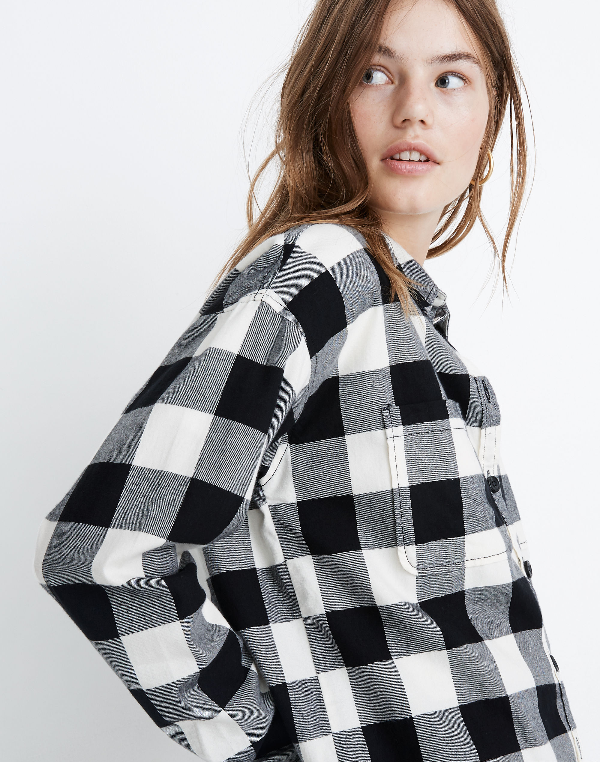 Shirt-Jacket in Buffalo Check
