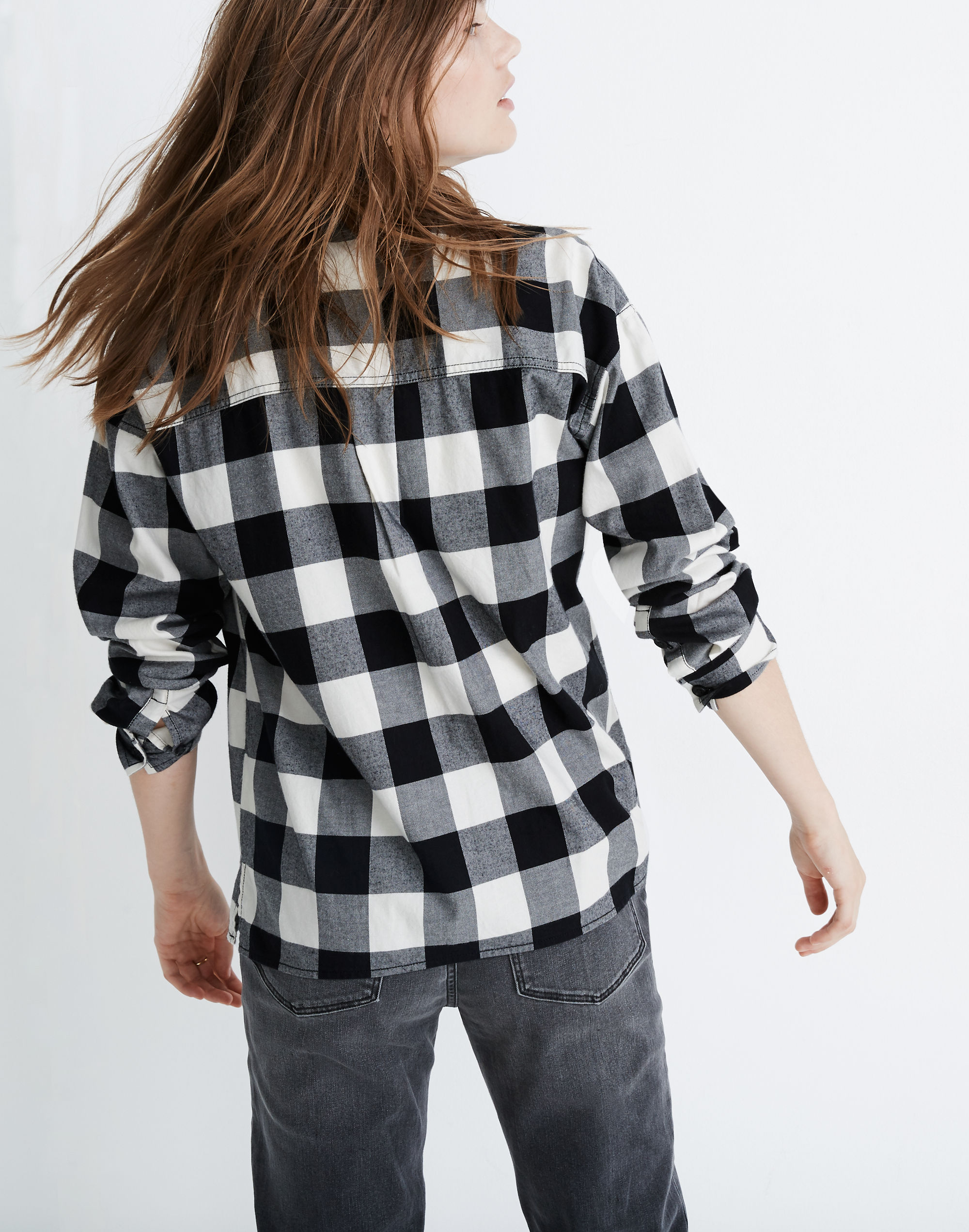 Shirt-Jacket in Buffalo Check