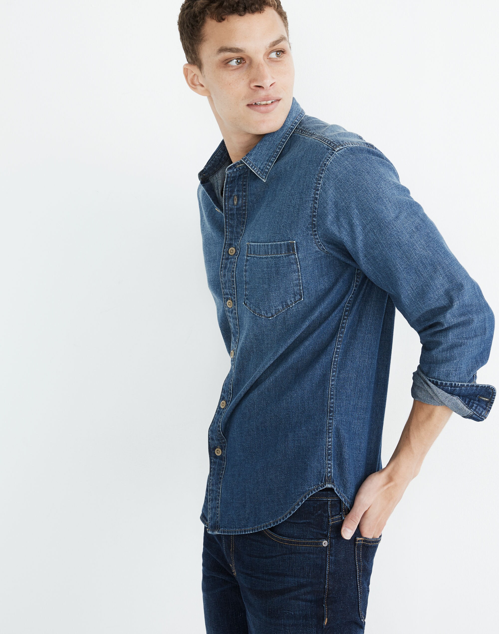 Denim Perfect Shirt in Lawnwood Wash