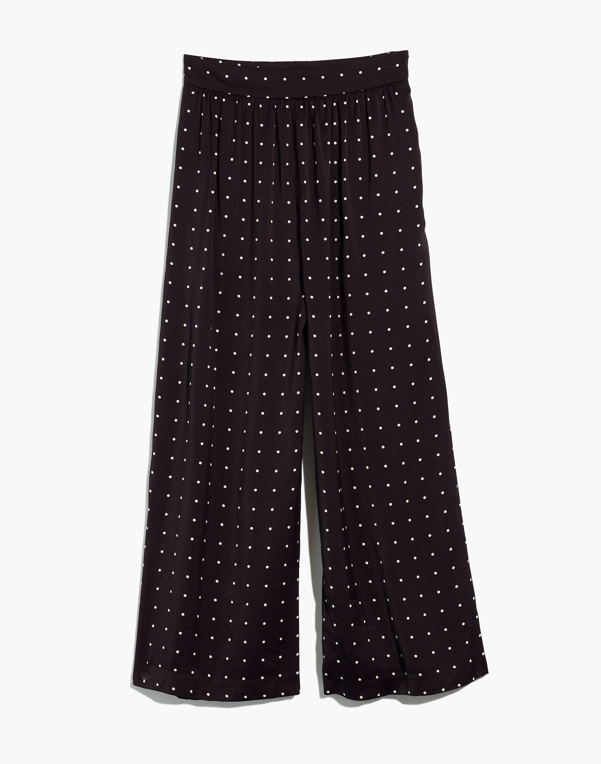 Huston Pull-On Crop Pants in Grid Dot