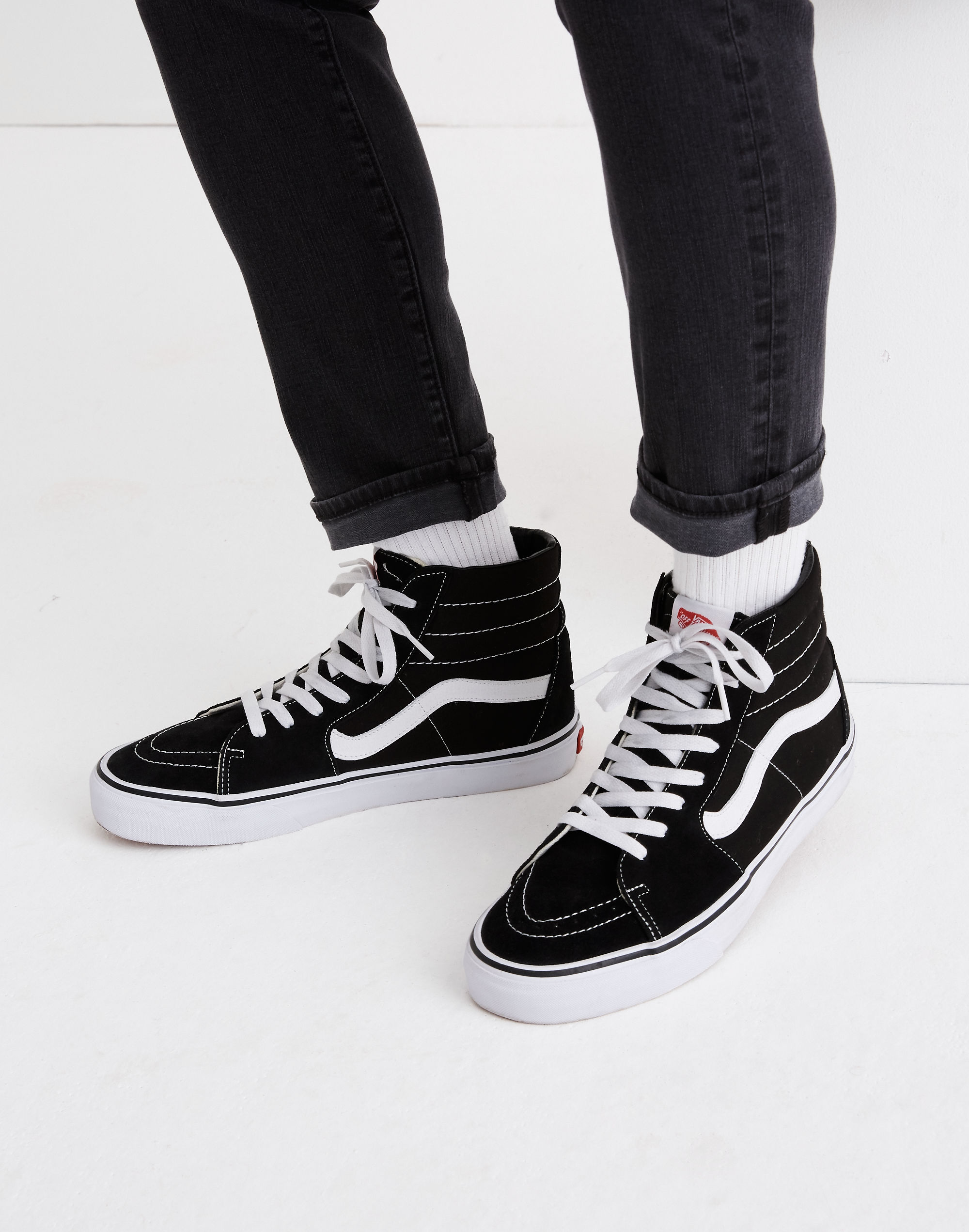 Vans&reg; Unisex Sk8-Hi High-Top Sneakers in Suede and Canvas
