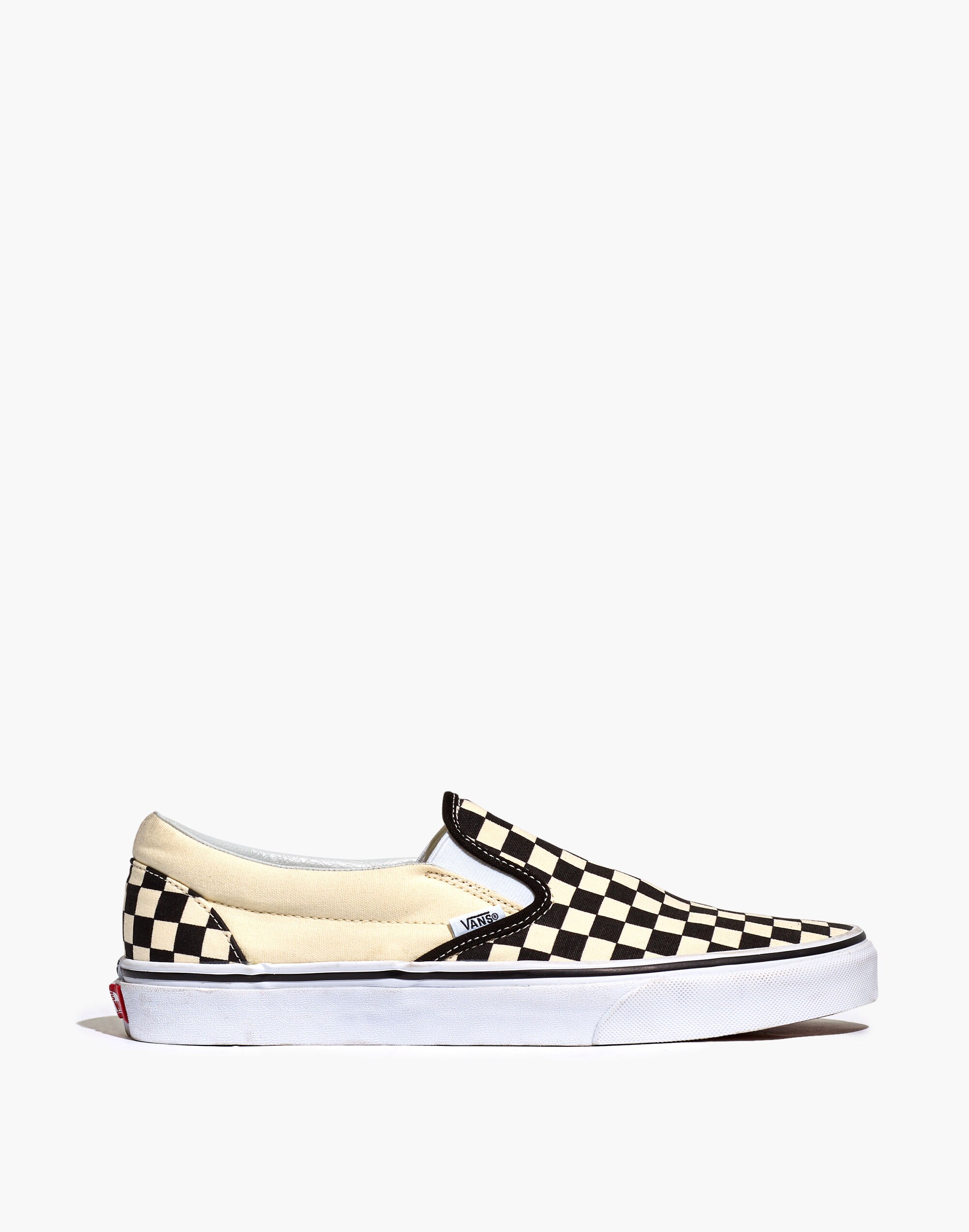 Vans&reg; Unisex Classic Slip-On Sneakers in Checkerboard Canvas