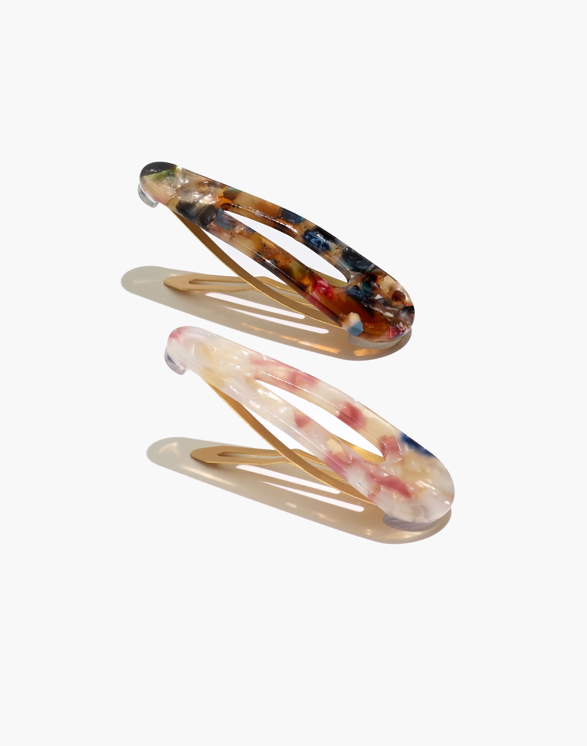 Two-Pack Tortoise Hair Clips