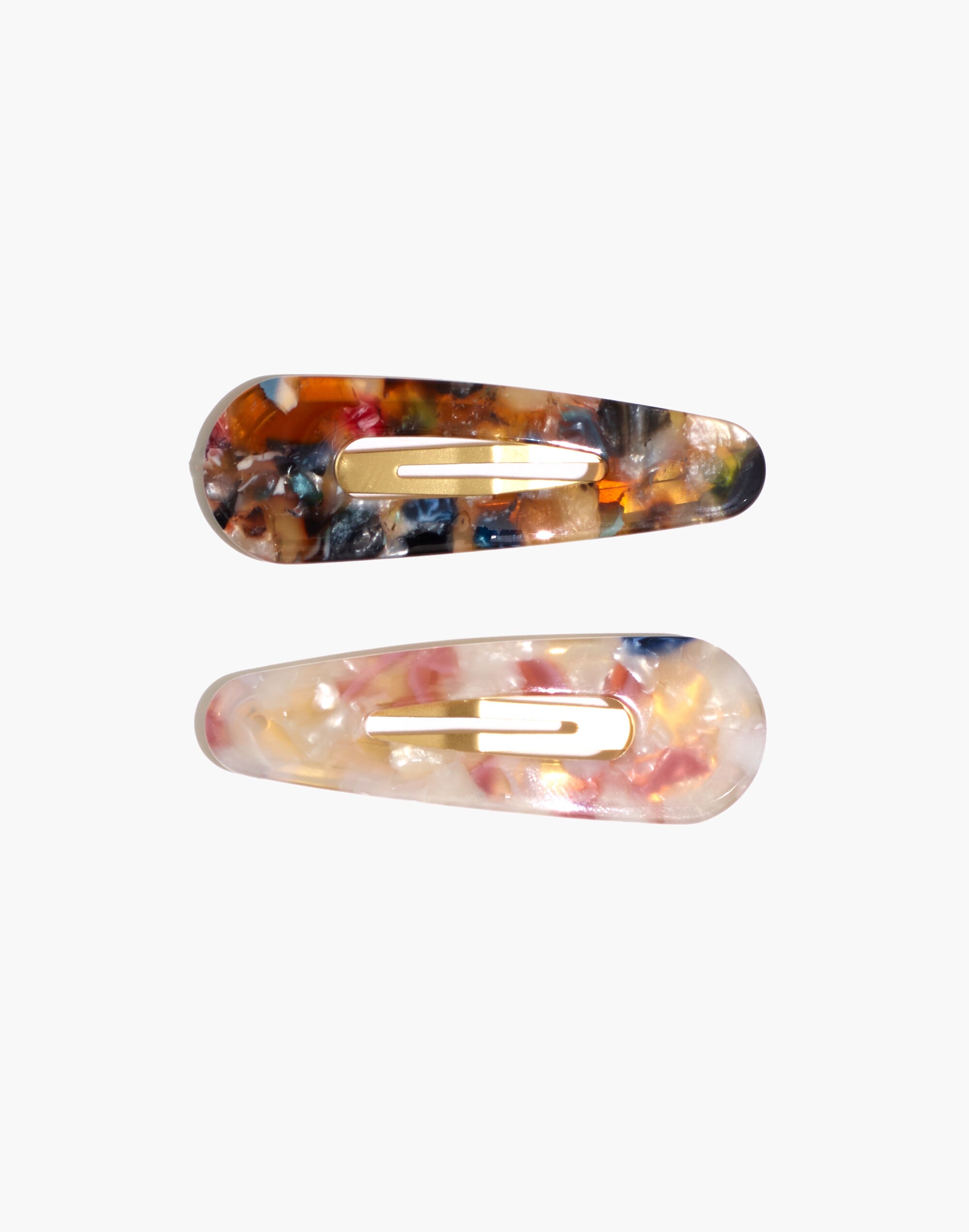 two-pack tortoise hair clips