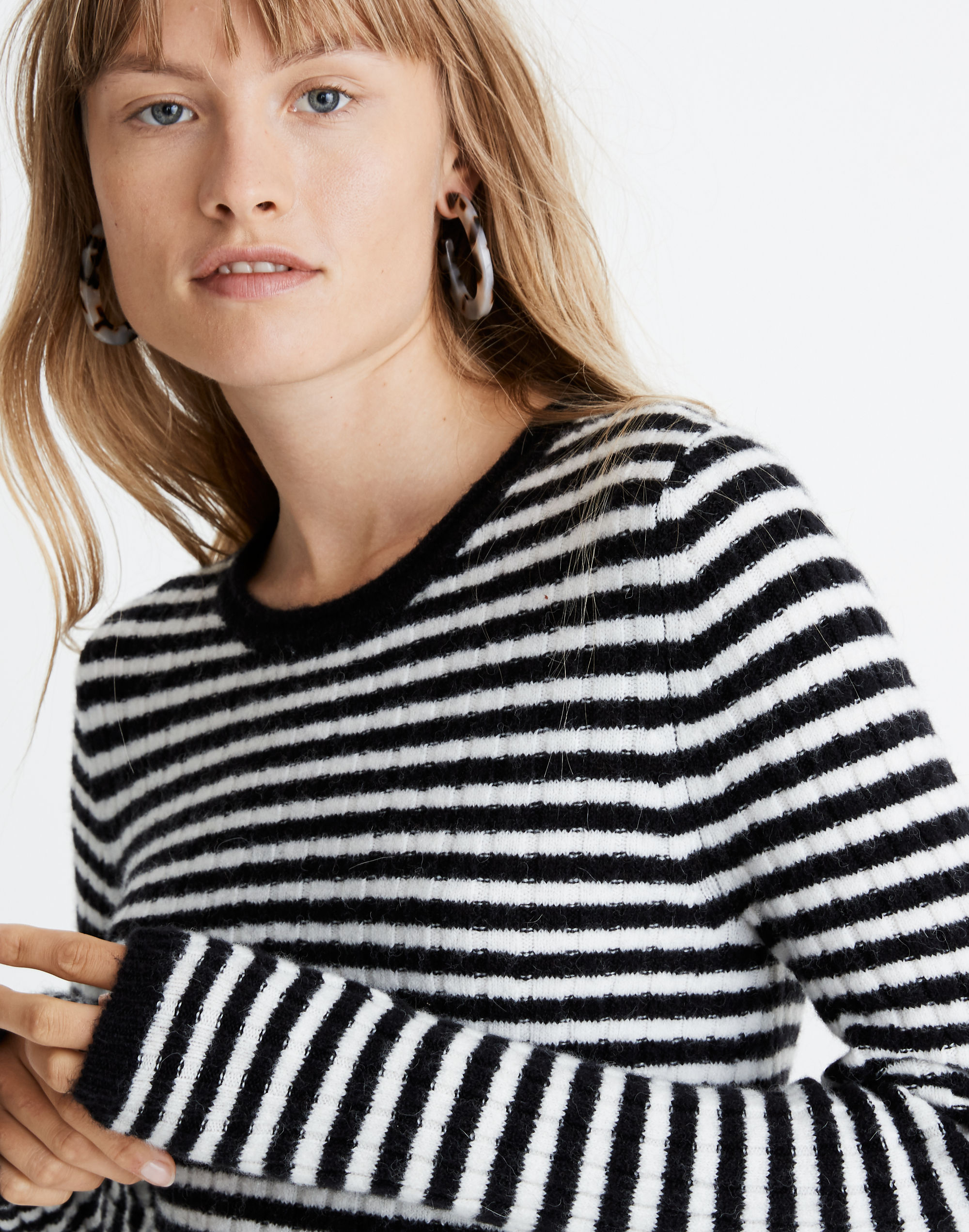 Colette Sweater in Leamore Stripe