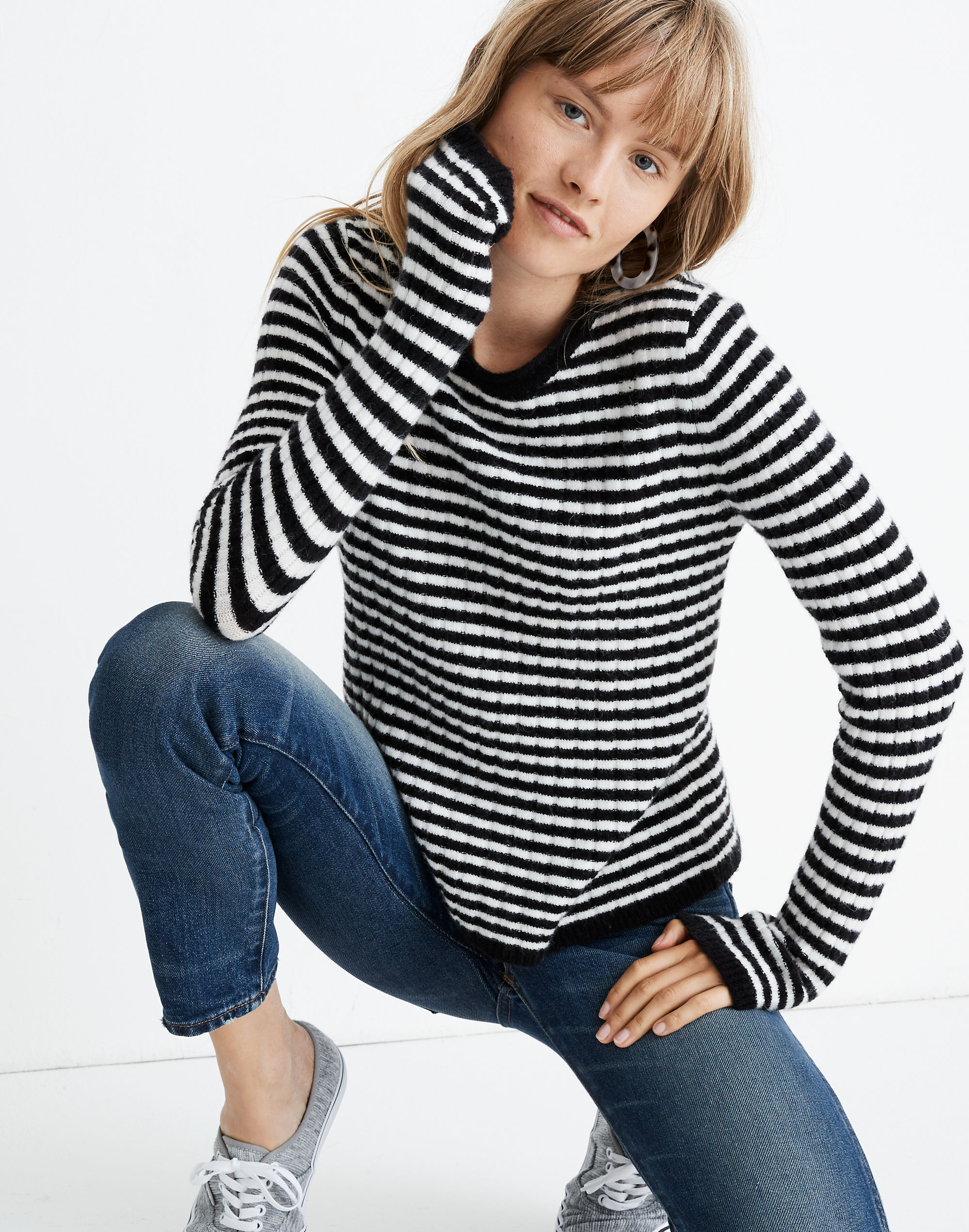 Colette Sweater in Leamore Stripe