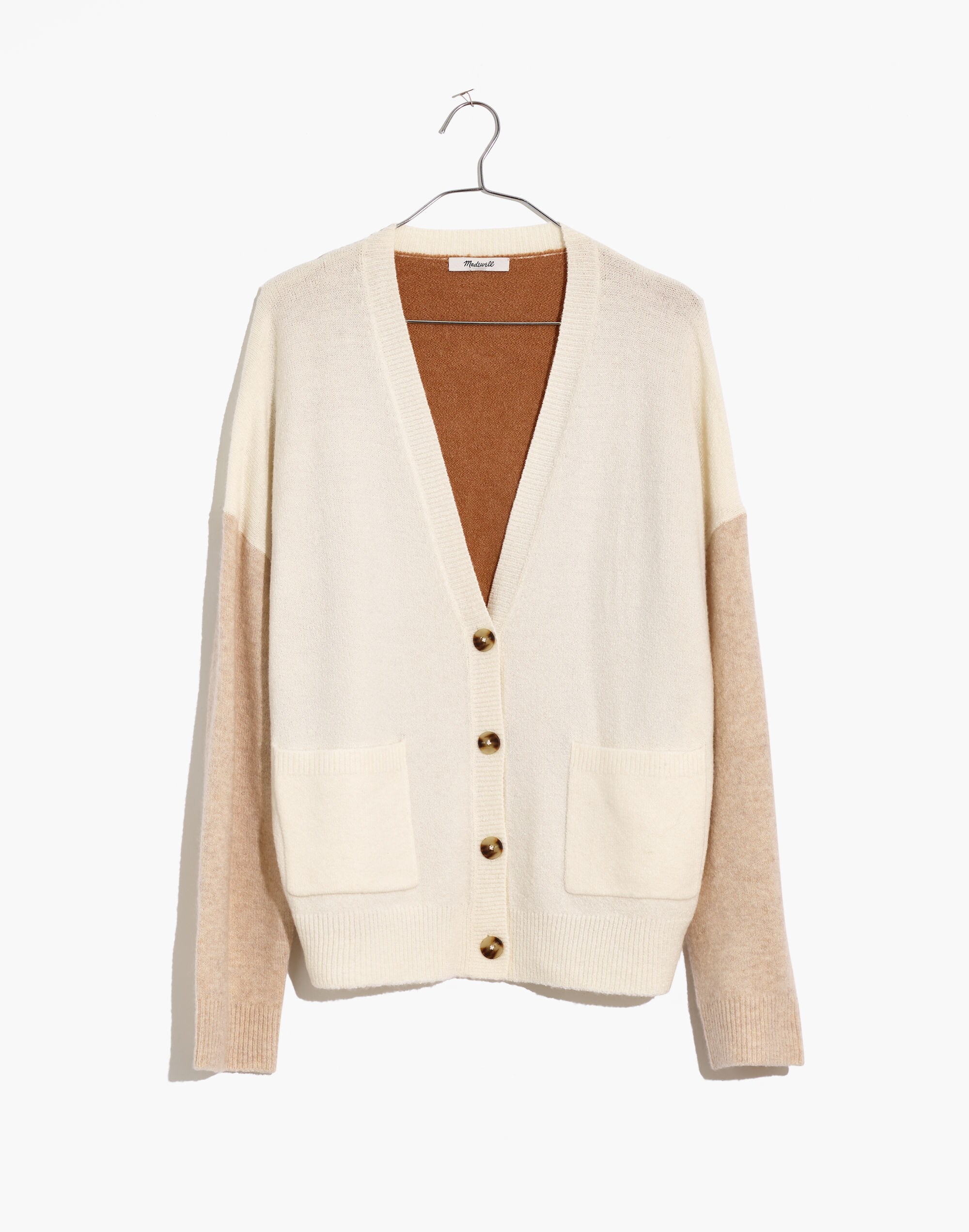 Short Kent Ex-Boyfriend Cardigan Sweater in Colorblock