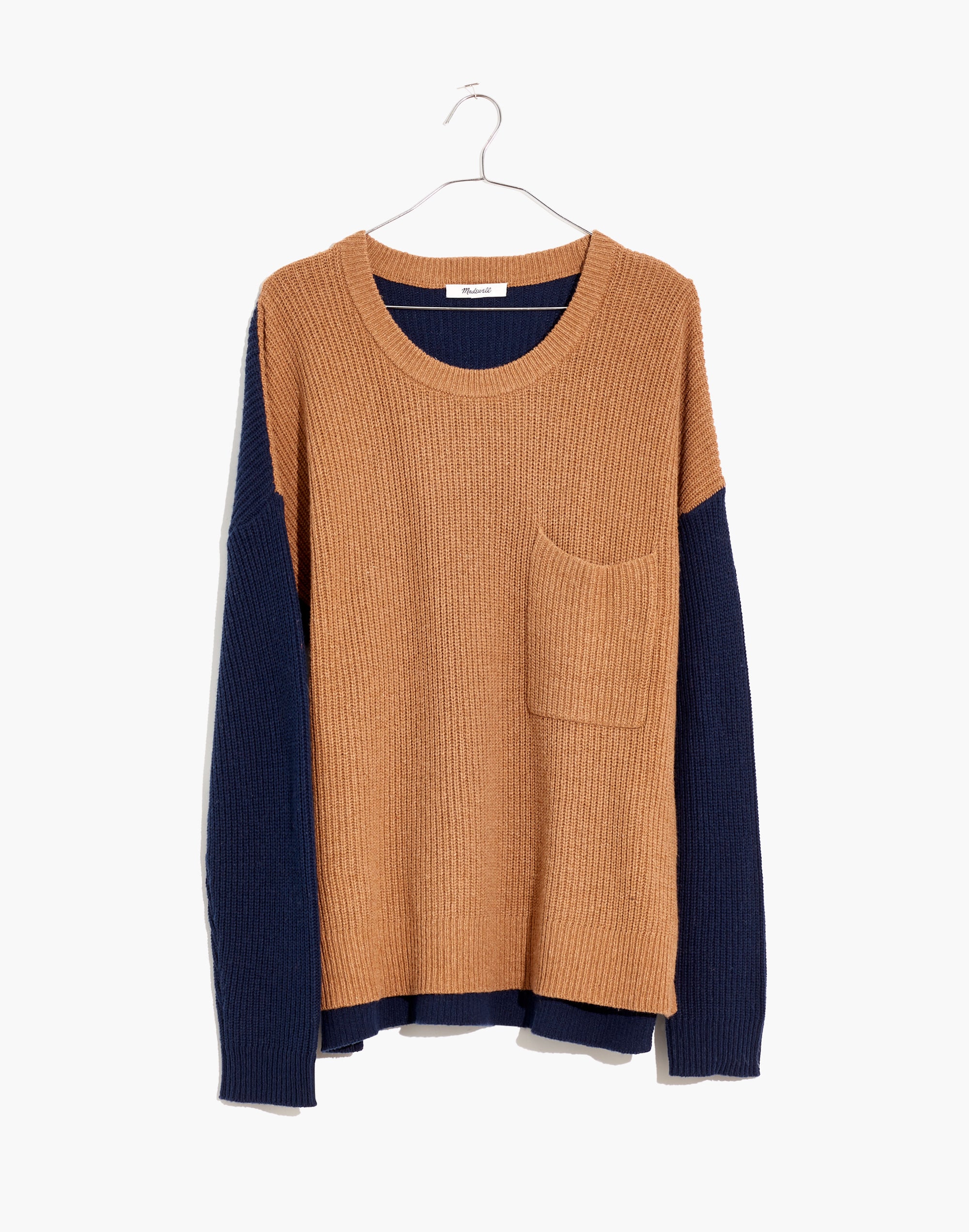 Thompson Pocket Pullover Sweater in Colorblock