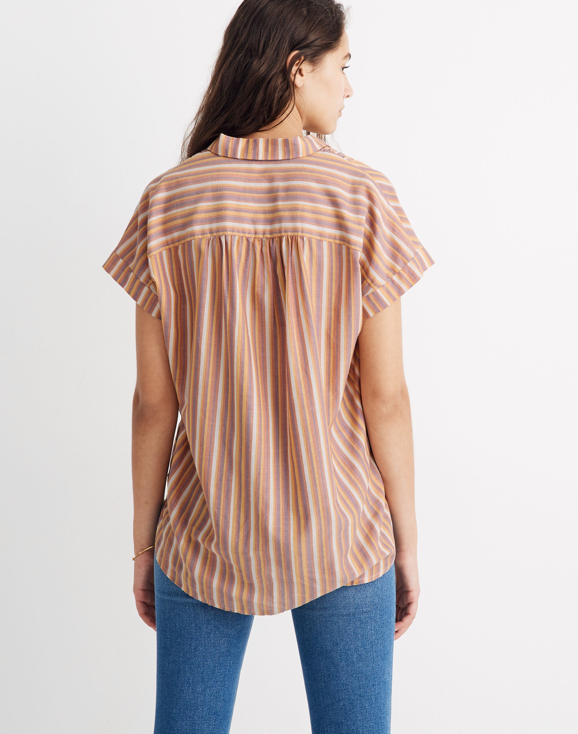 Central Shirt in Rainbow Stripe