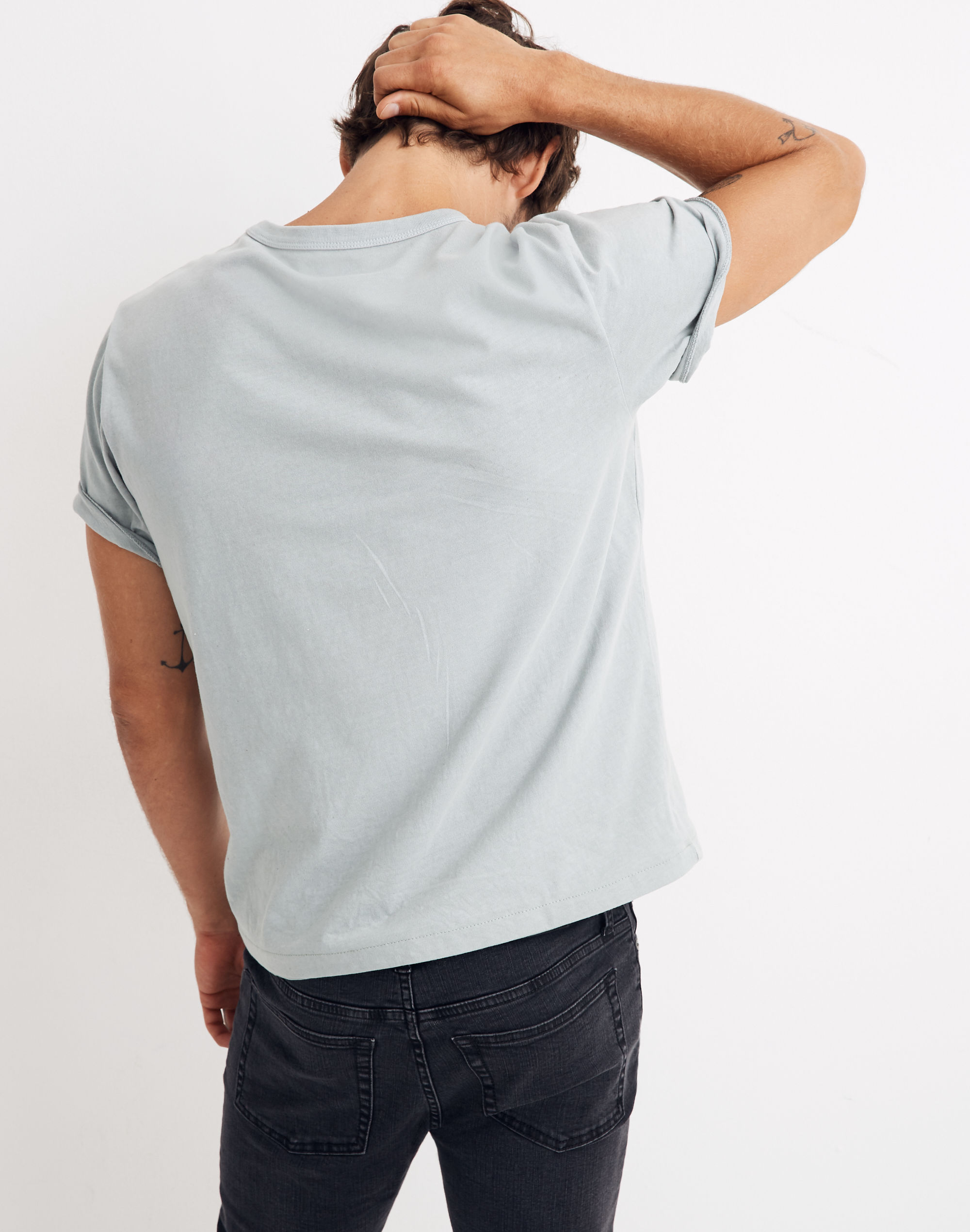 Watercolor Graphic Allday Crewneck Tee