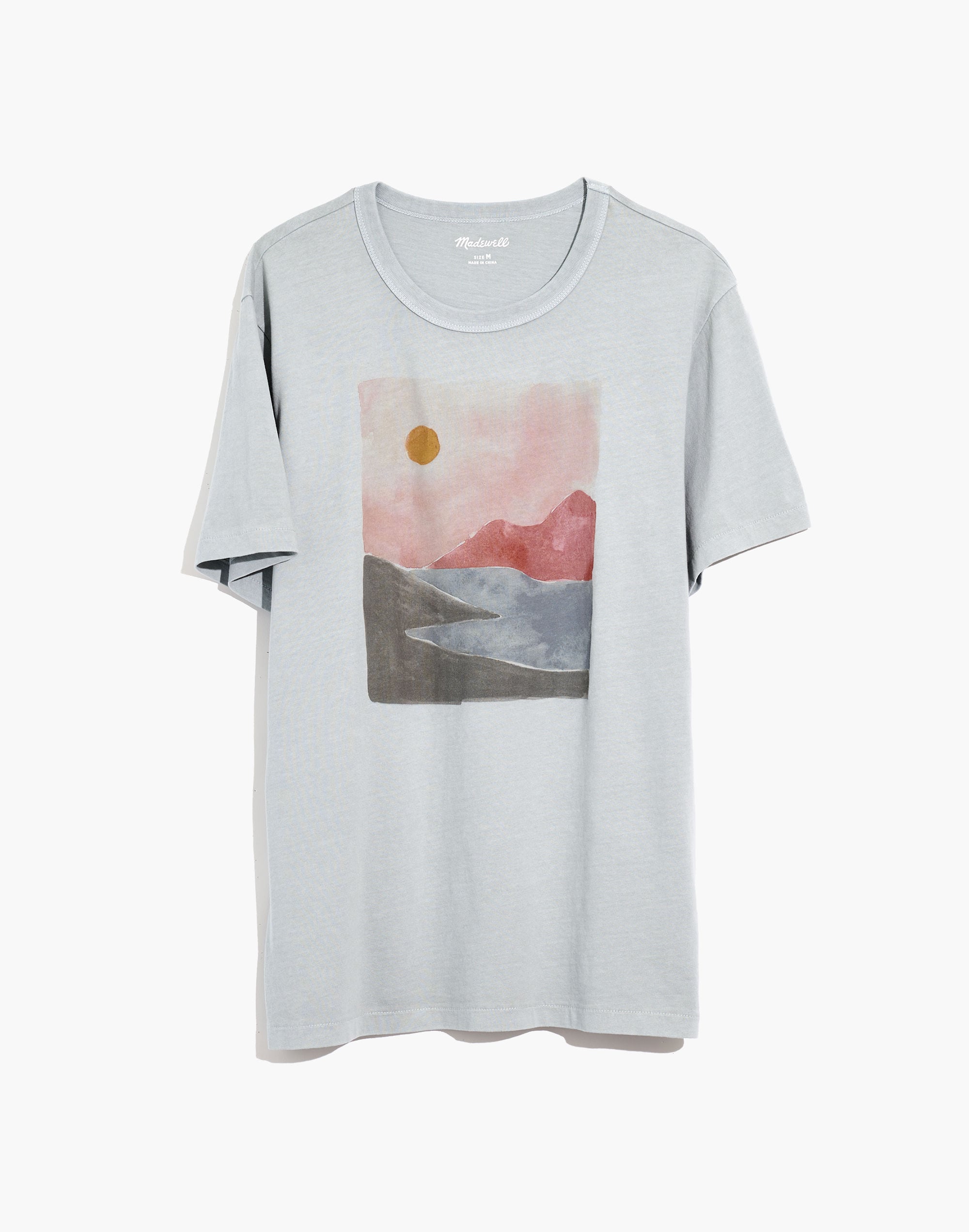 Watercolor Graphic Allday Crewneck Tee