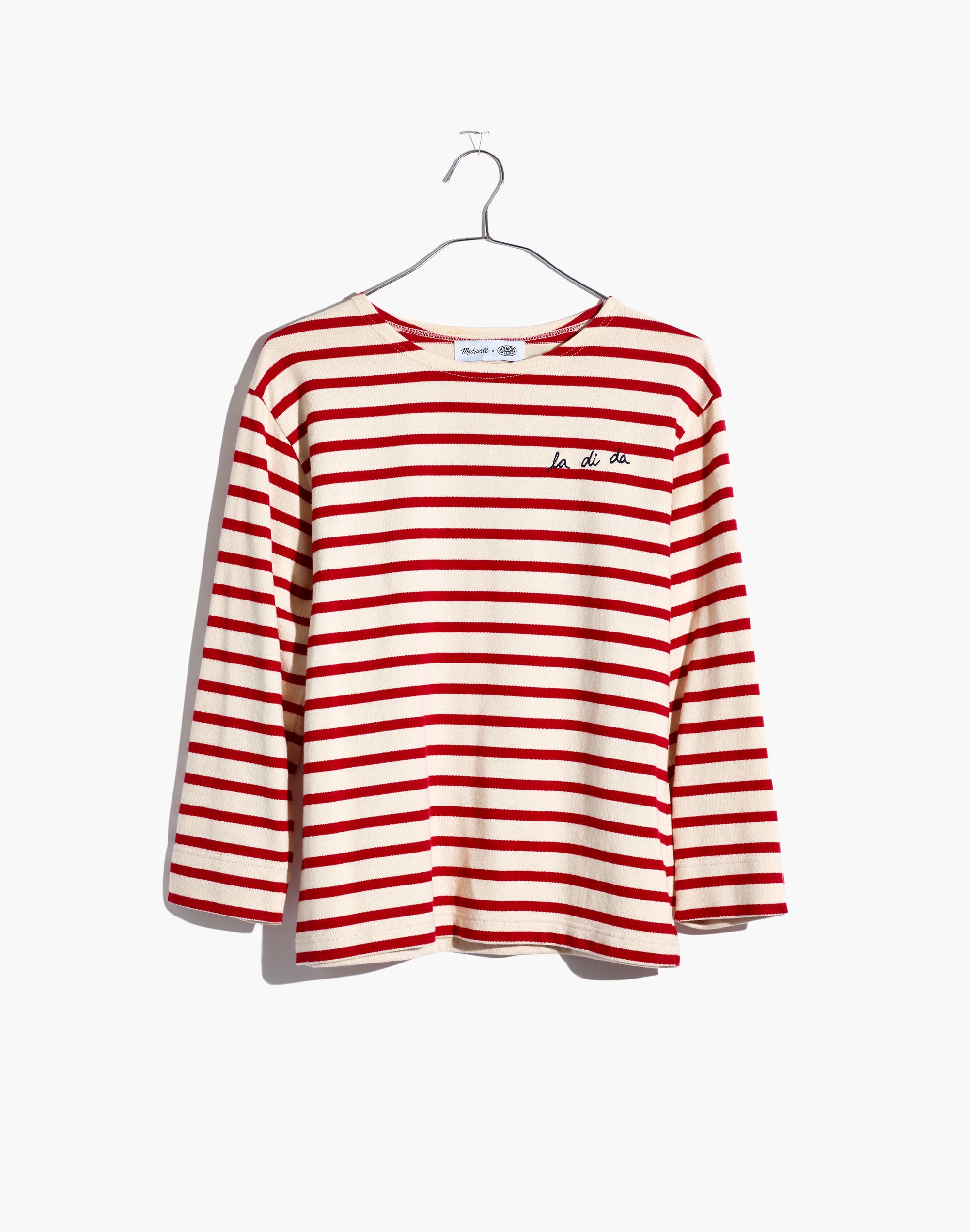 Madewell x Armor-Lux&reg; La Di Da Striped Passarelle Tee