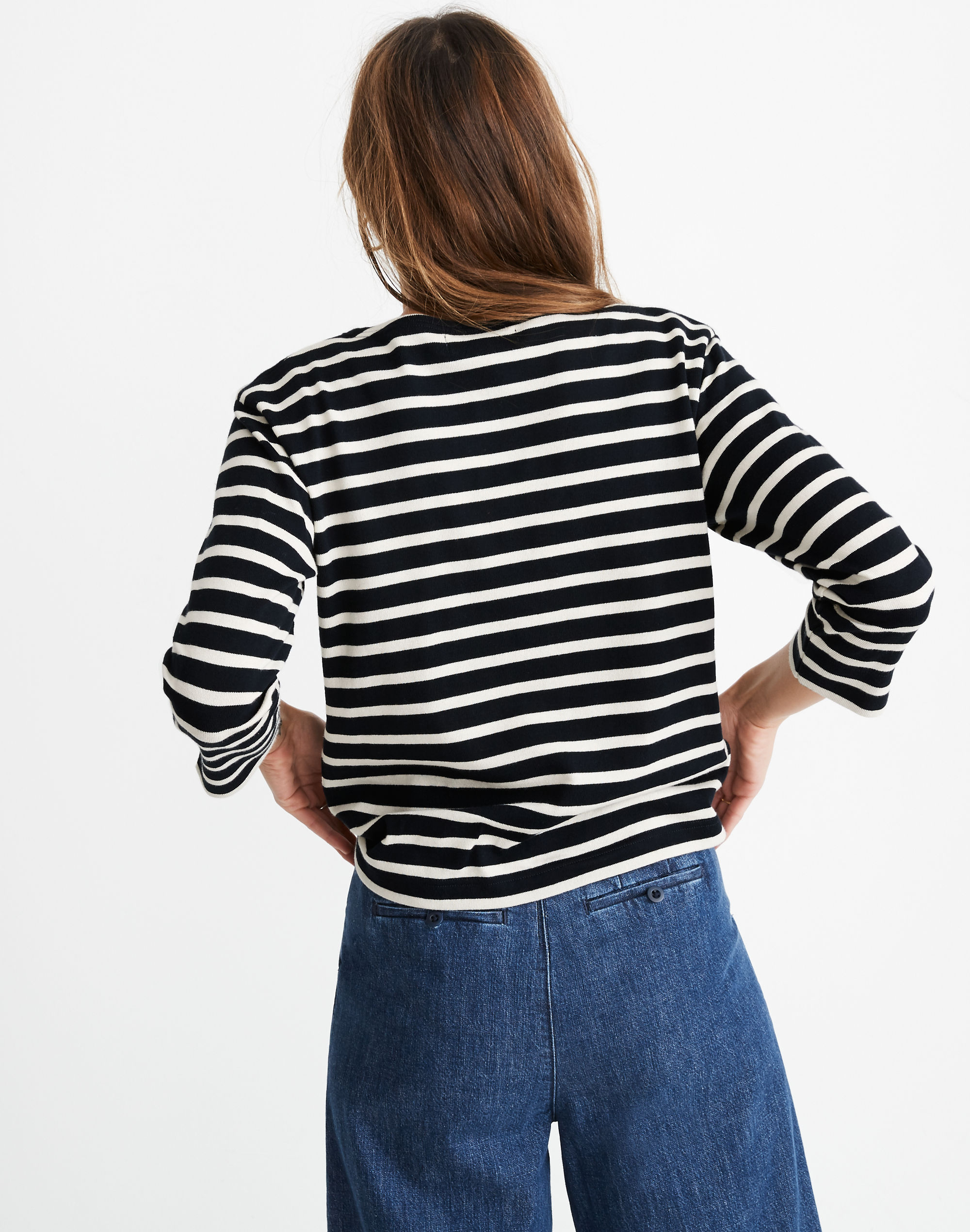 Madewell x Armor-Lux&reg; Croissant Striped Passarelle Tee