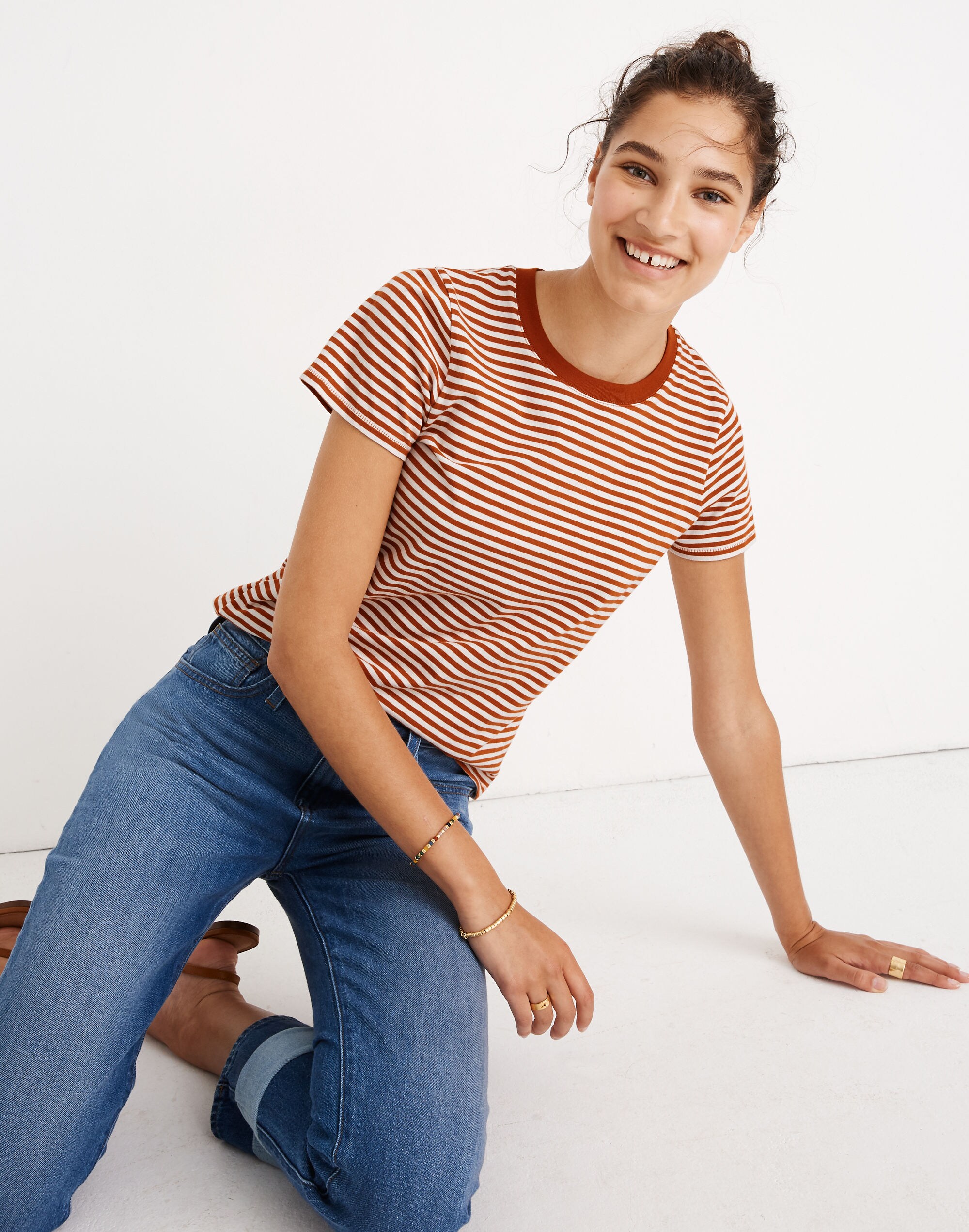Northside Vintage Tee in Ithaca Stripe