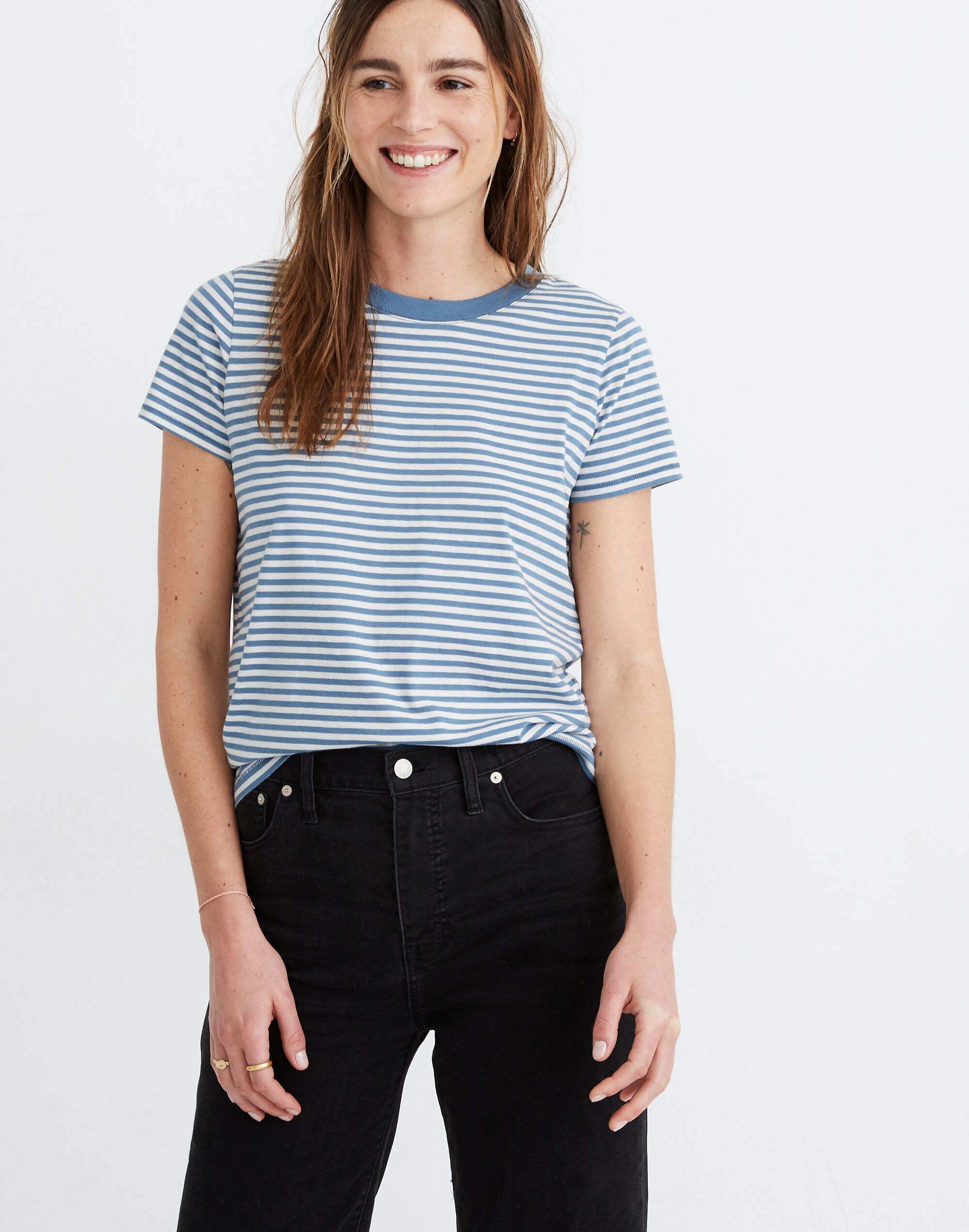 Northside Vintage Tee in Ithaca Stripe