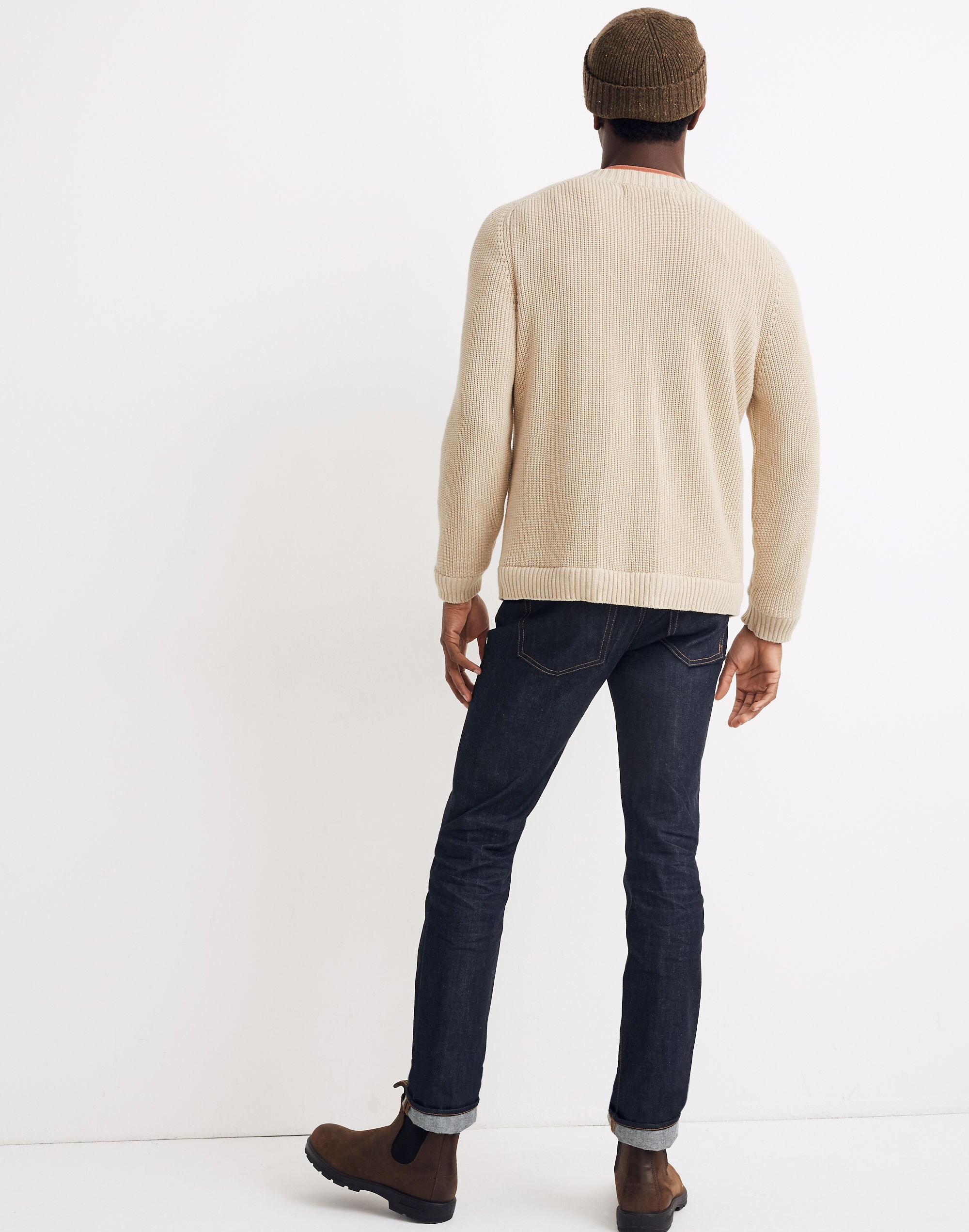 Mollusk&reg; Andover Henley Sweater in Oatcake