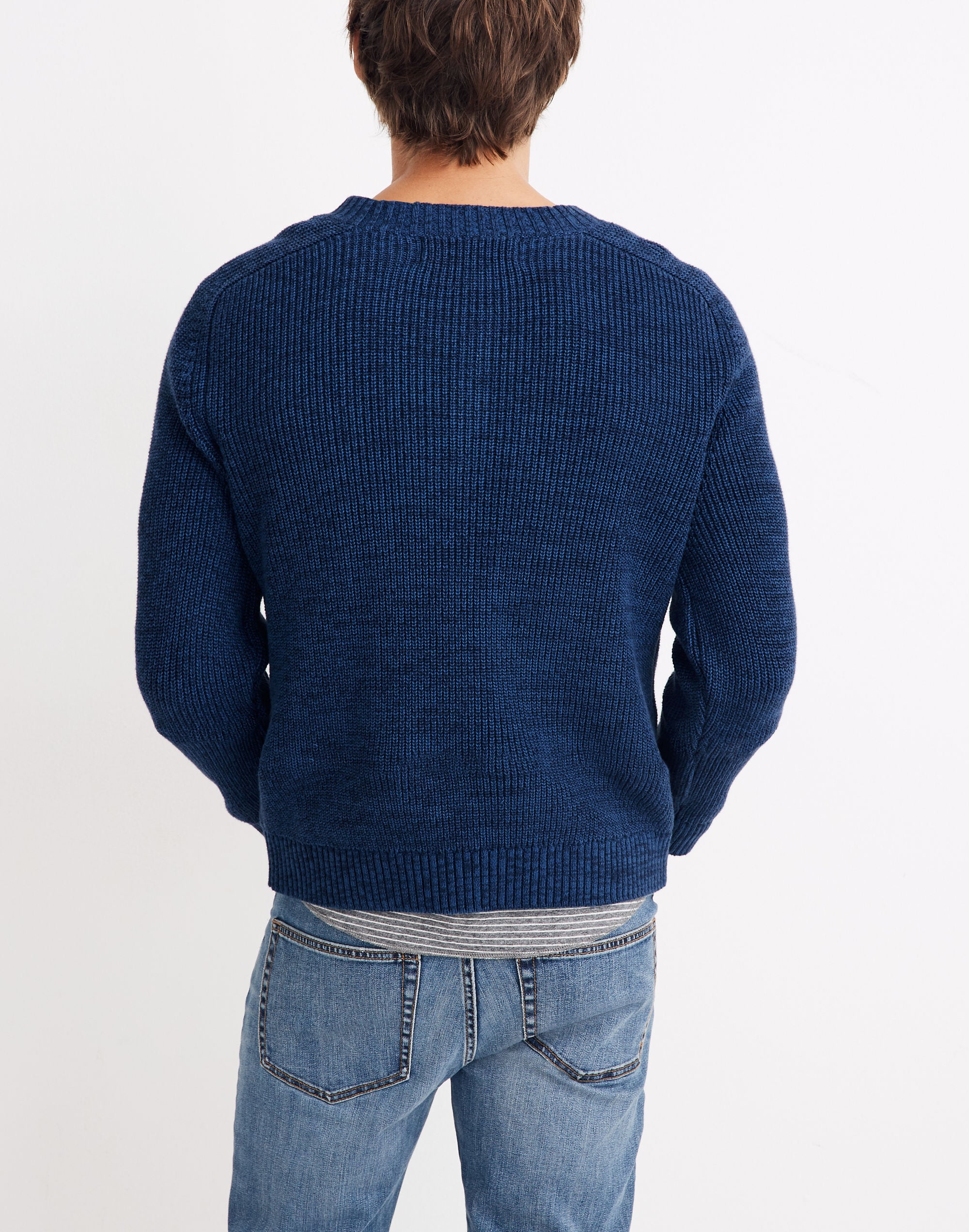 Mollusk&reg; Andover Henley Sweater in Navy