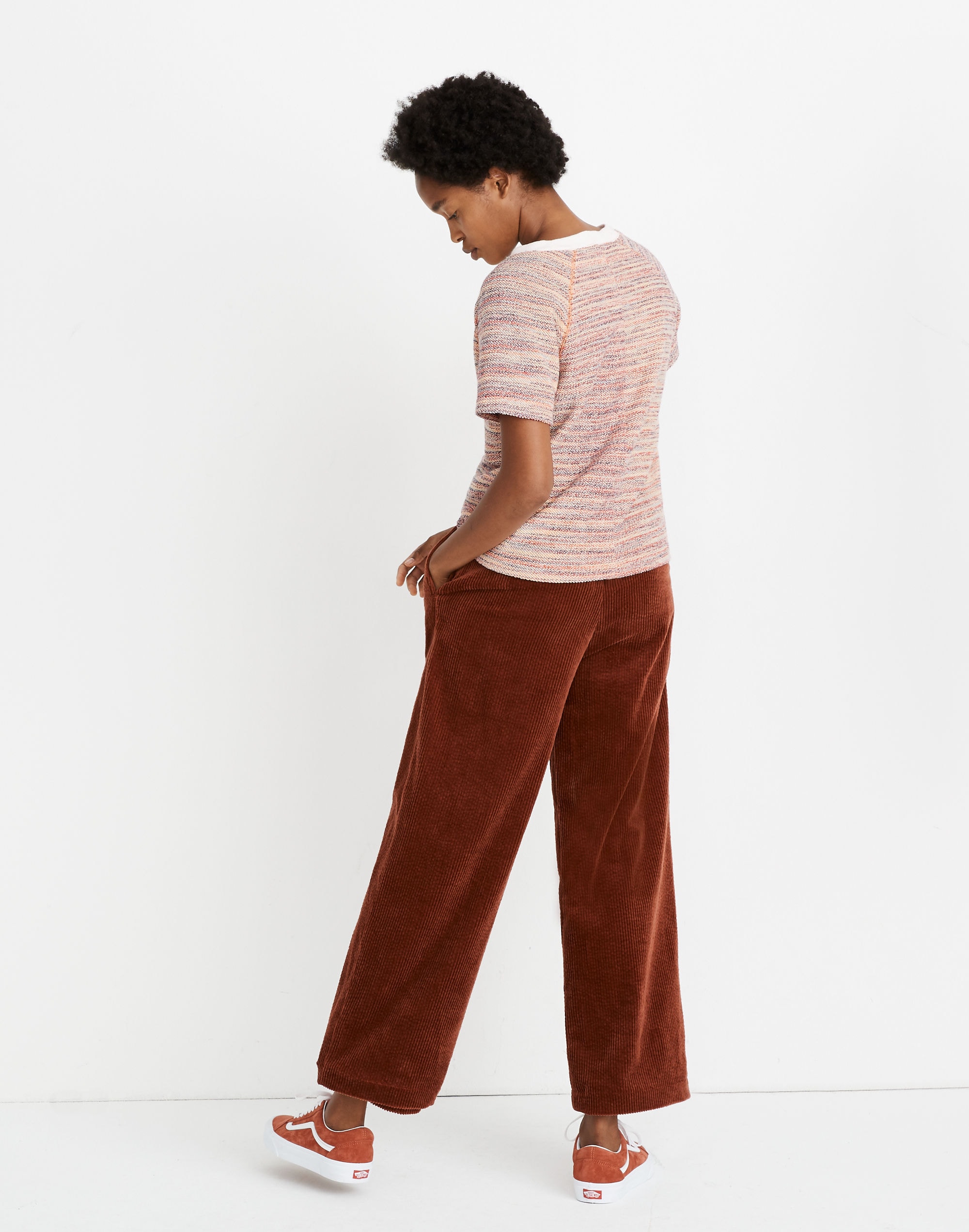 Texture &amp; Thread Sweatshirt Tee