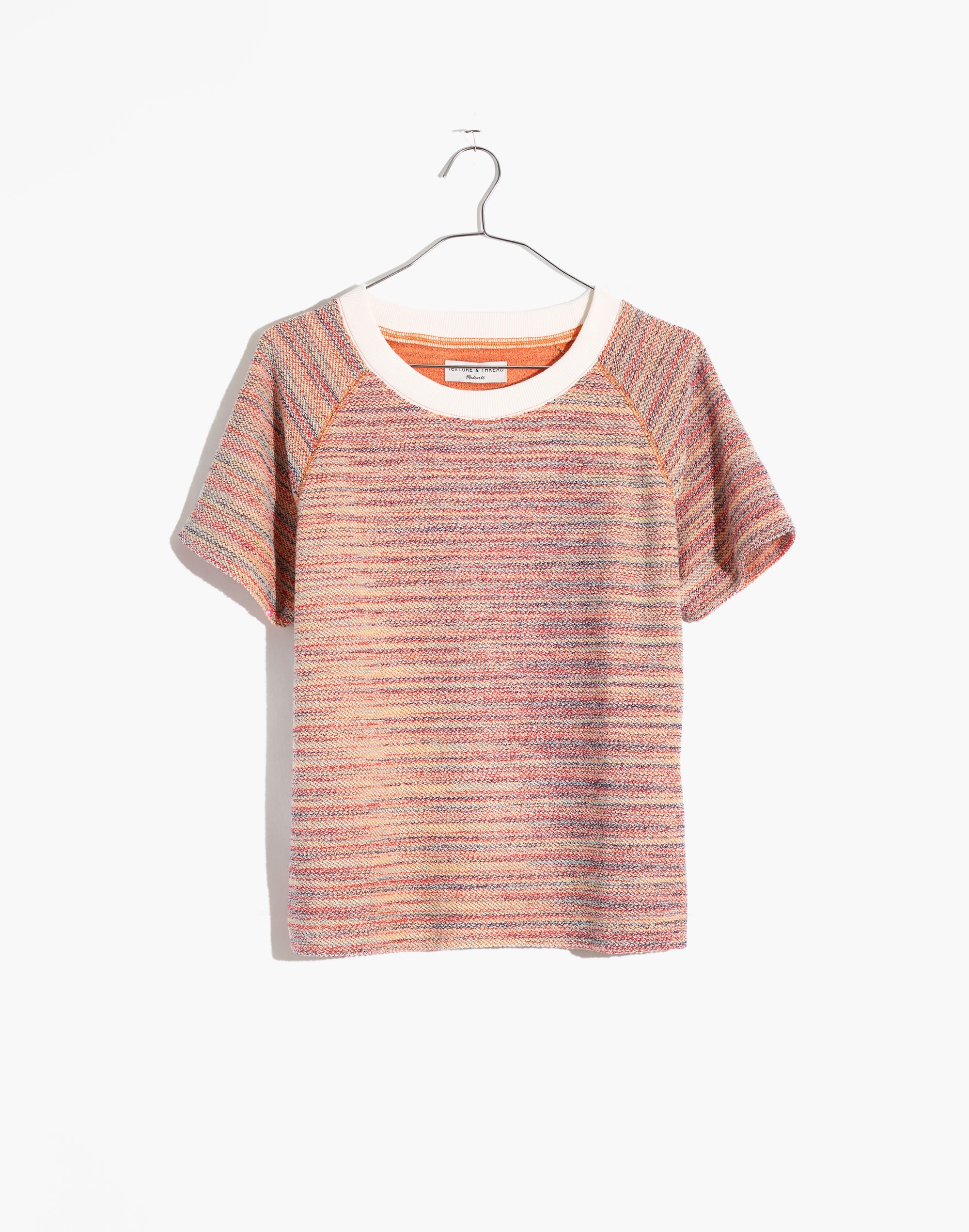 Texture &amp; Thread Sweatshirt Tee