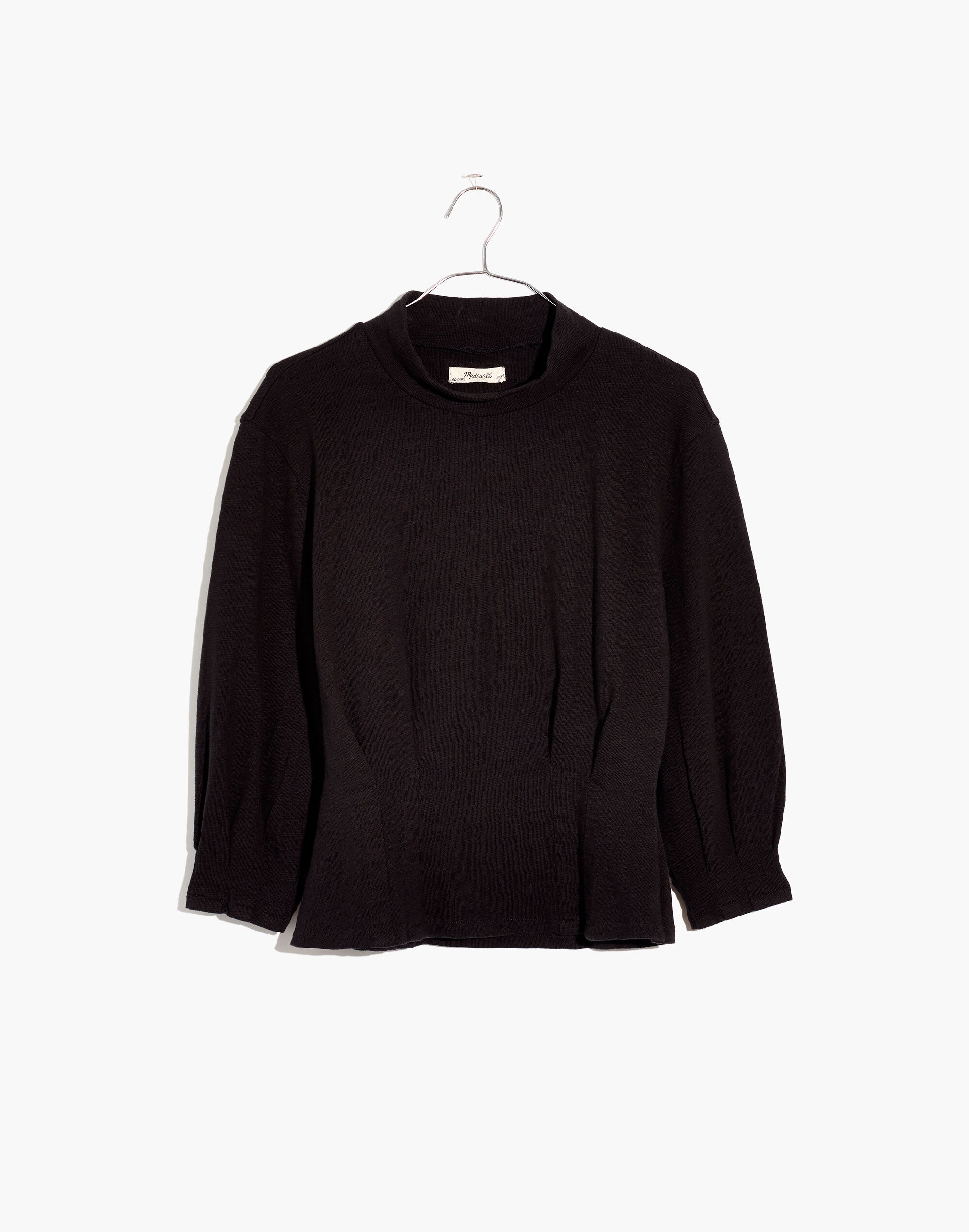 Mockneck Structured Top