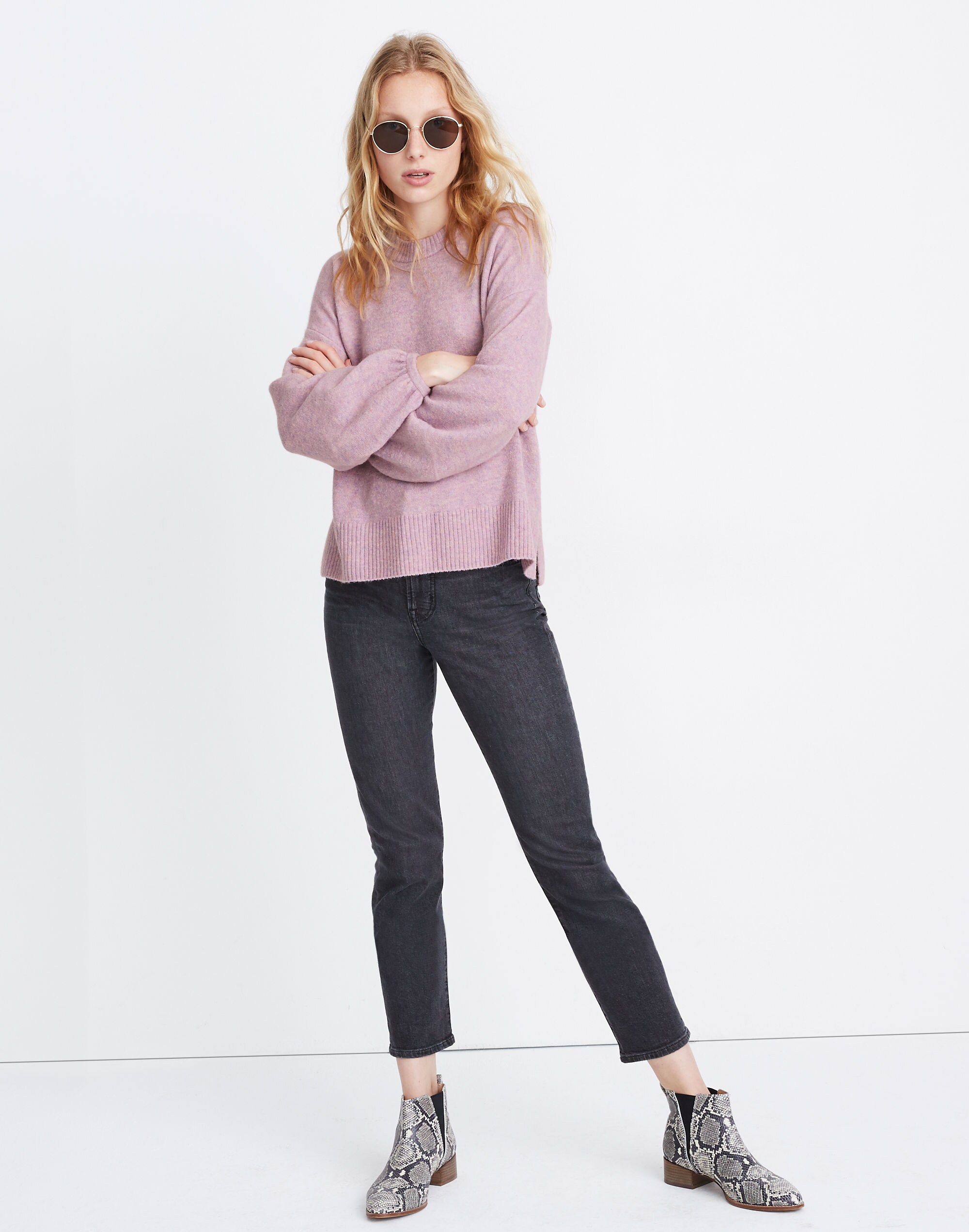 Payton Pullover Sweater in Coziest Yarn