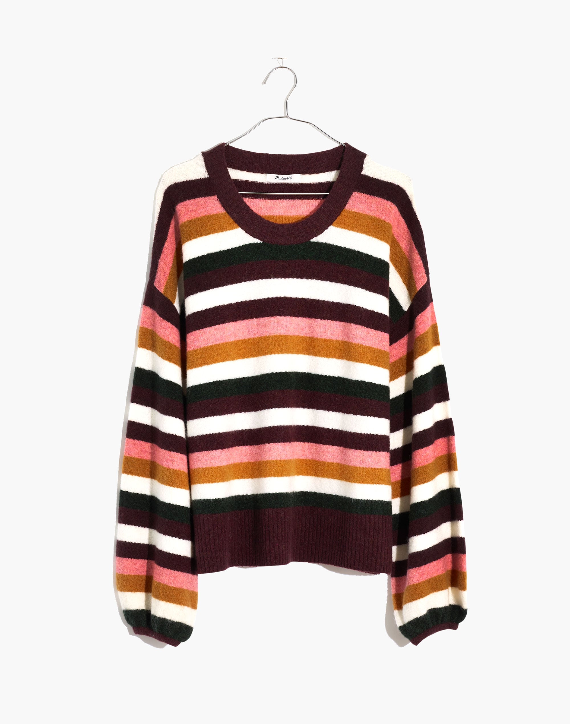 Striped Payton Pullover Sweater in Coziest Yarn