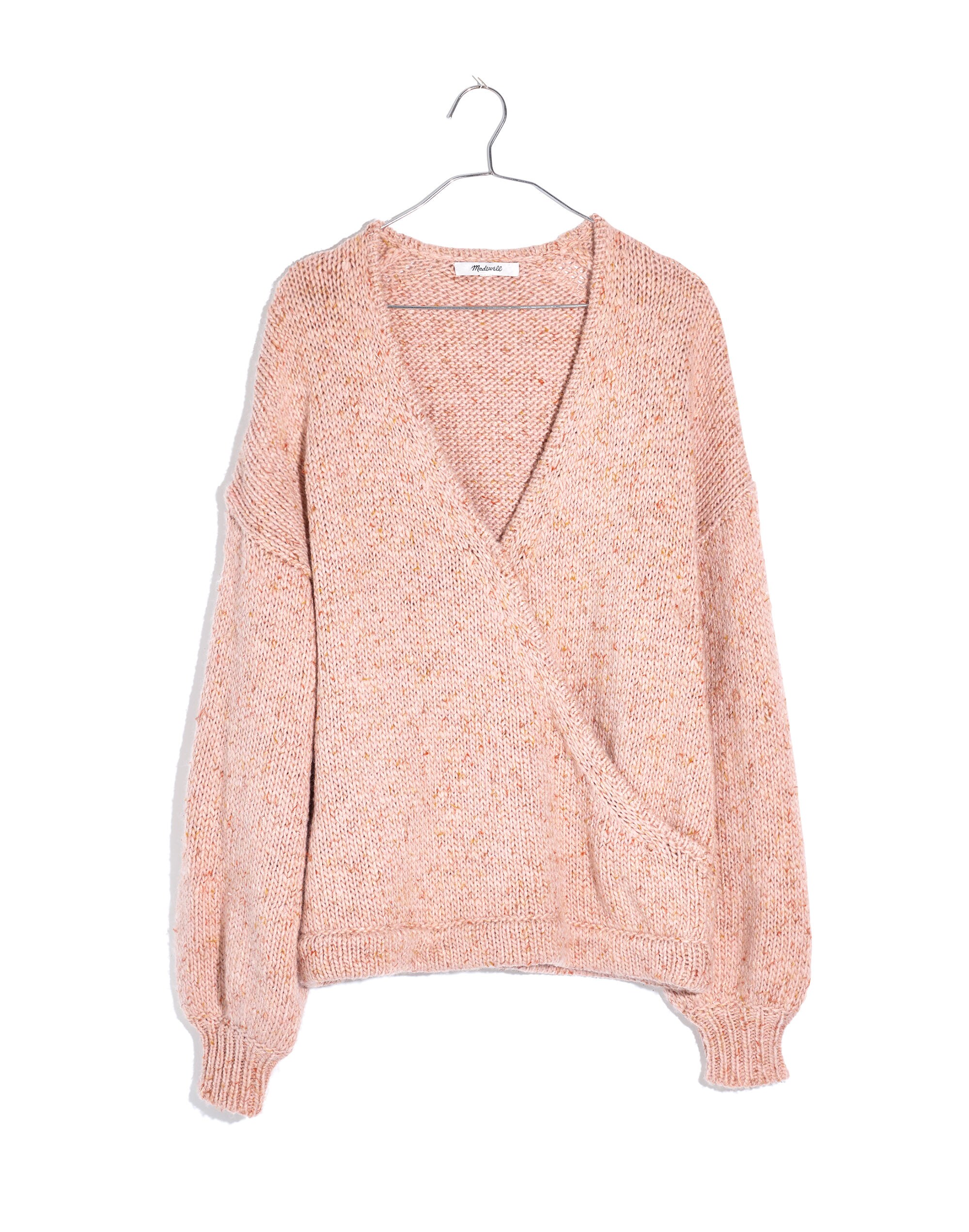 Beresford Wrap-Front Pullover Sweater