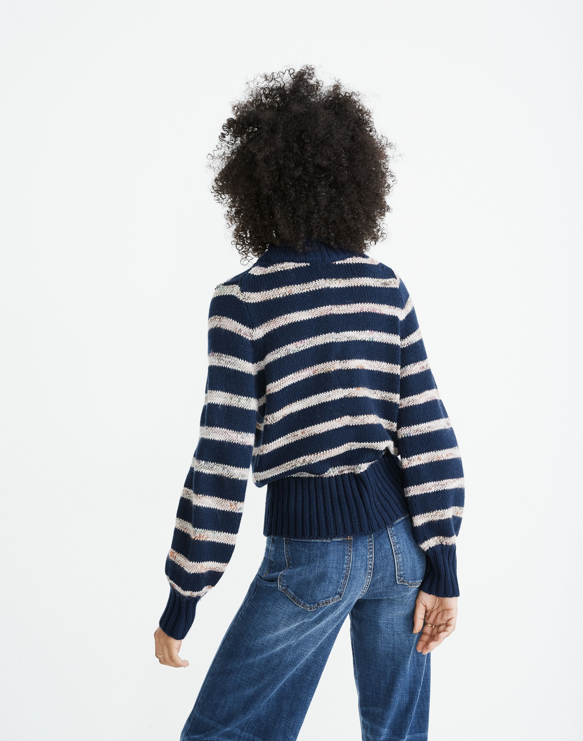 Striped Metcalf Mockneck Sweater