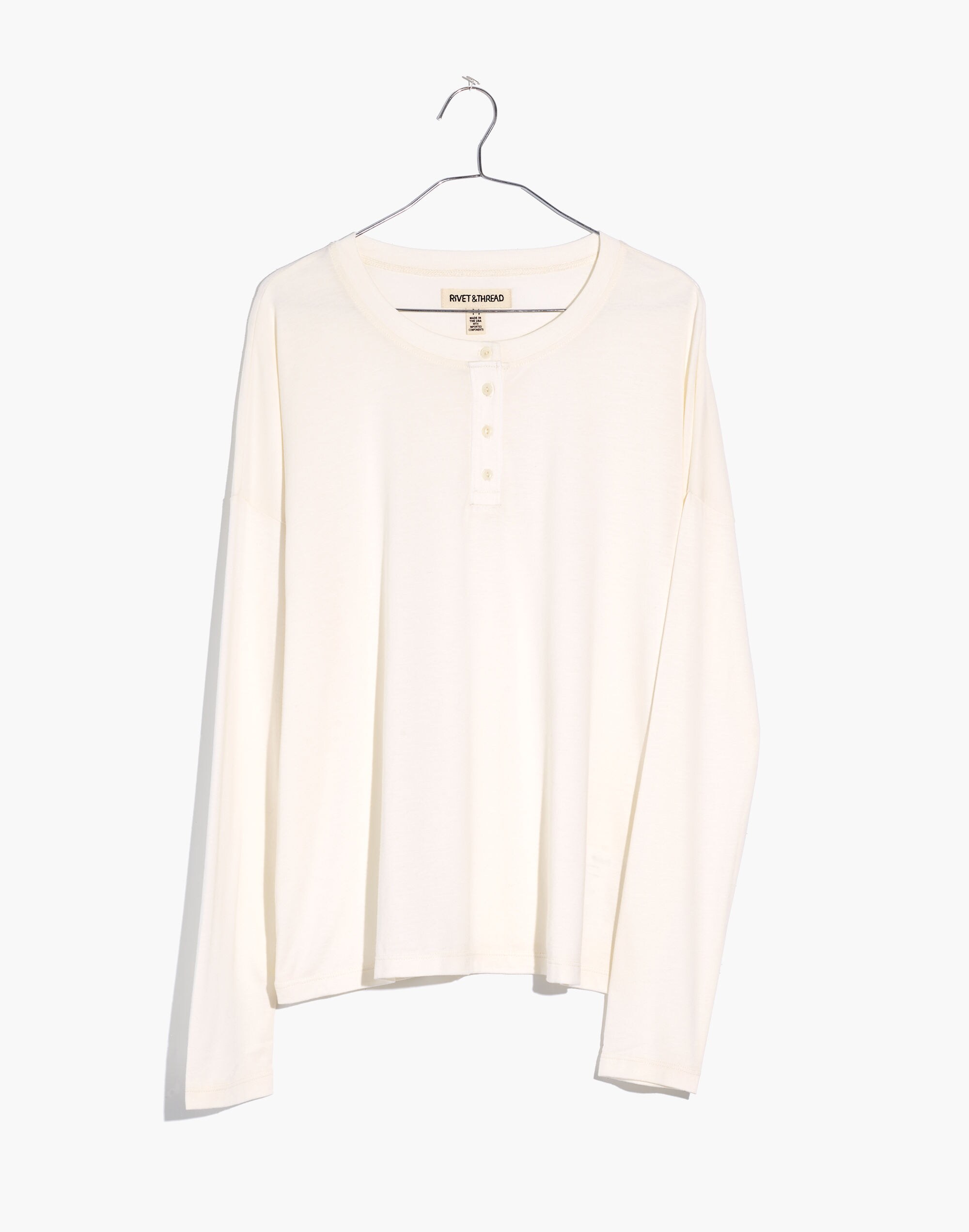 Rivet &amp; Thread Ex-Boyfriend Long-Sleeve Henley Tee