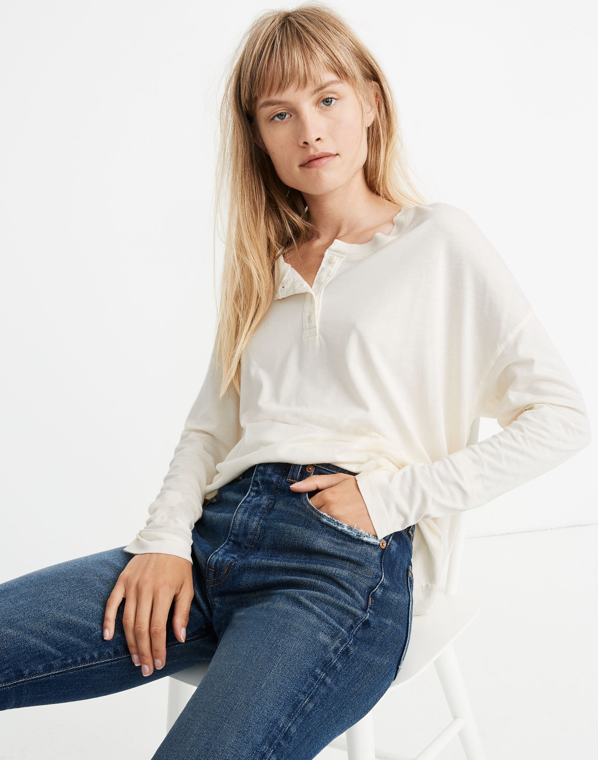 Rivet &amp; Thread Ex-Boyfriend Long-Sleeve Henley Tee
