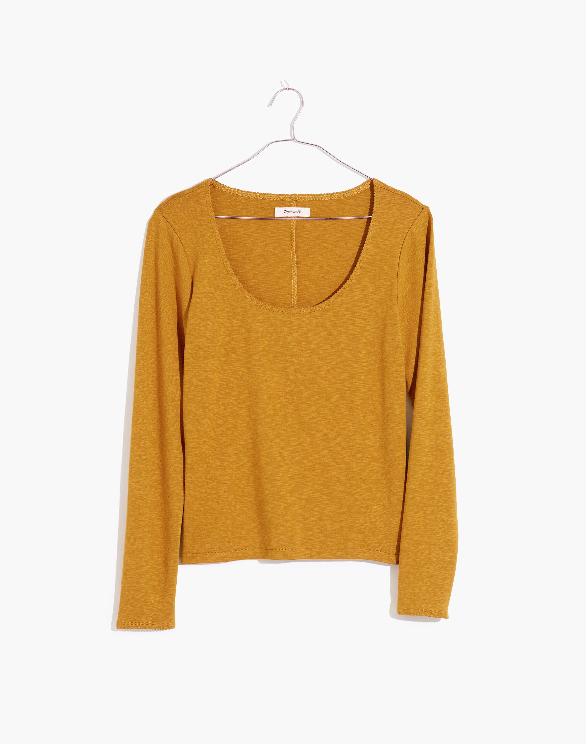 Scoopneck Long-Sleeve Baby Tee