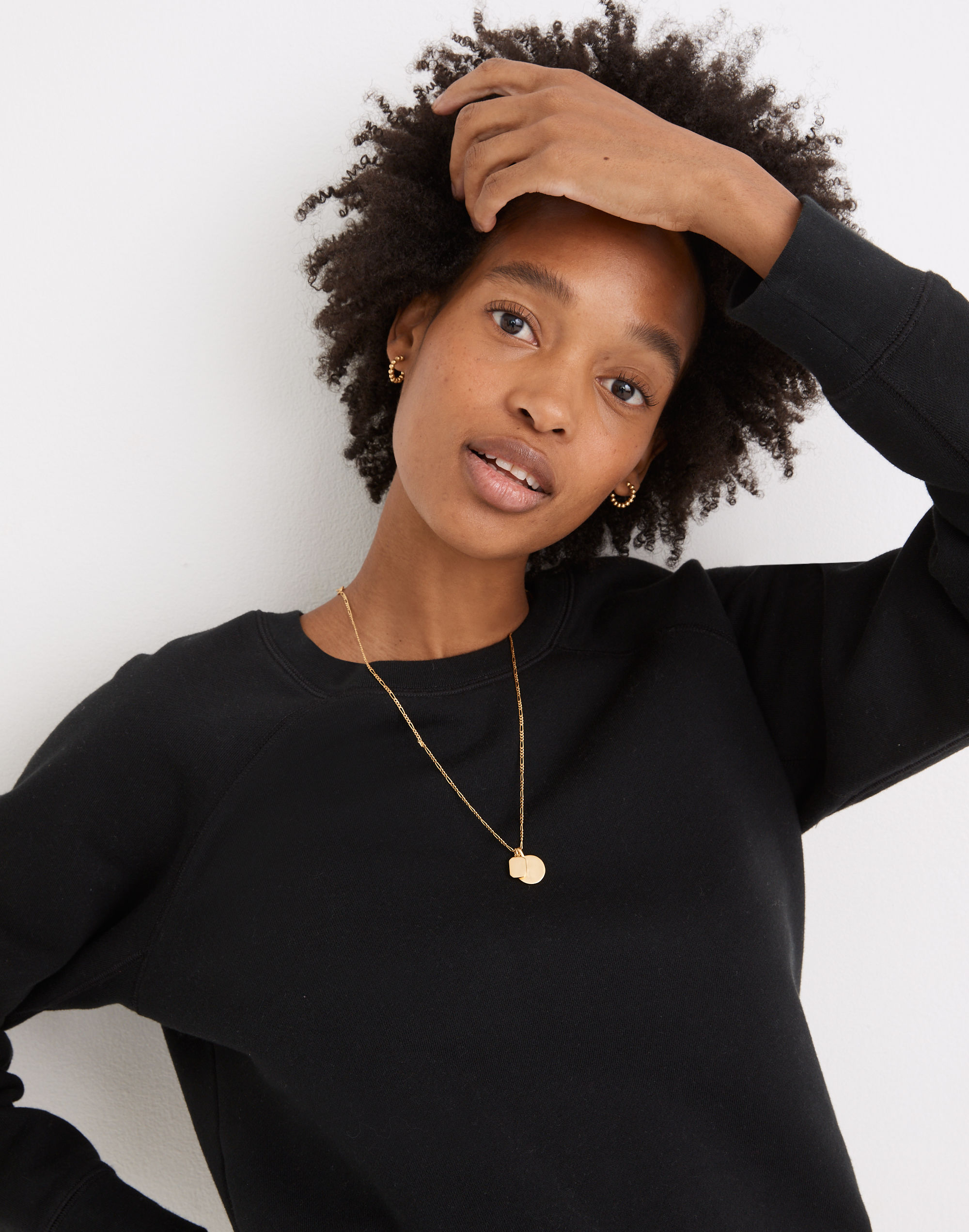 (Re)sourced Cotton Shrunken Sweatshirt