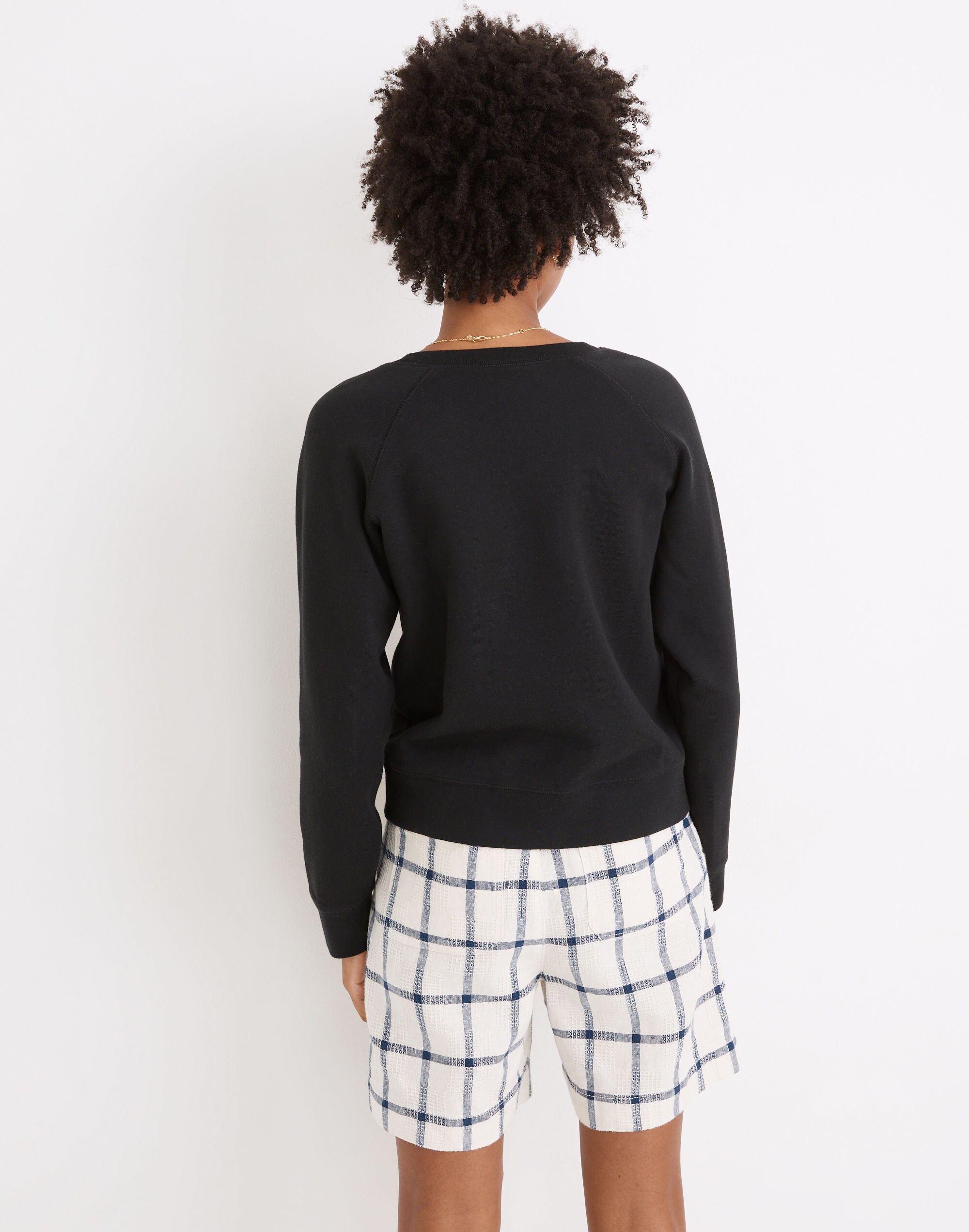 (Re)sourced Cotton Shrunken Sweatshirt
