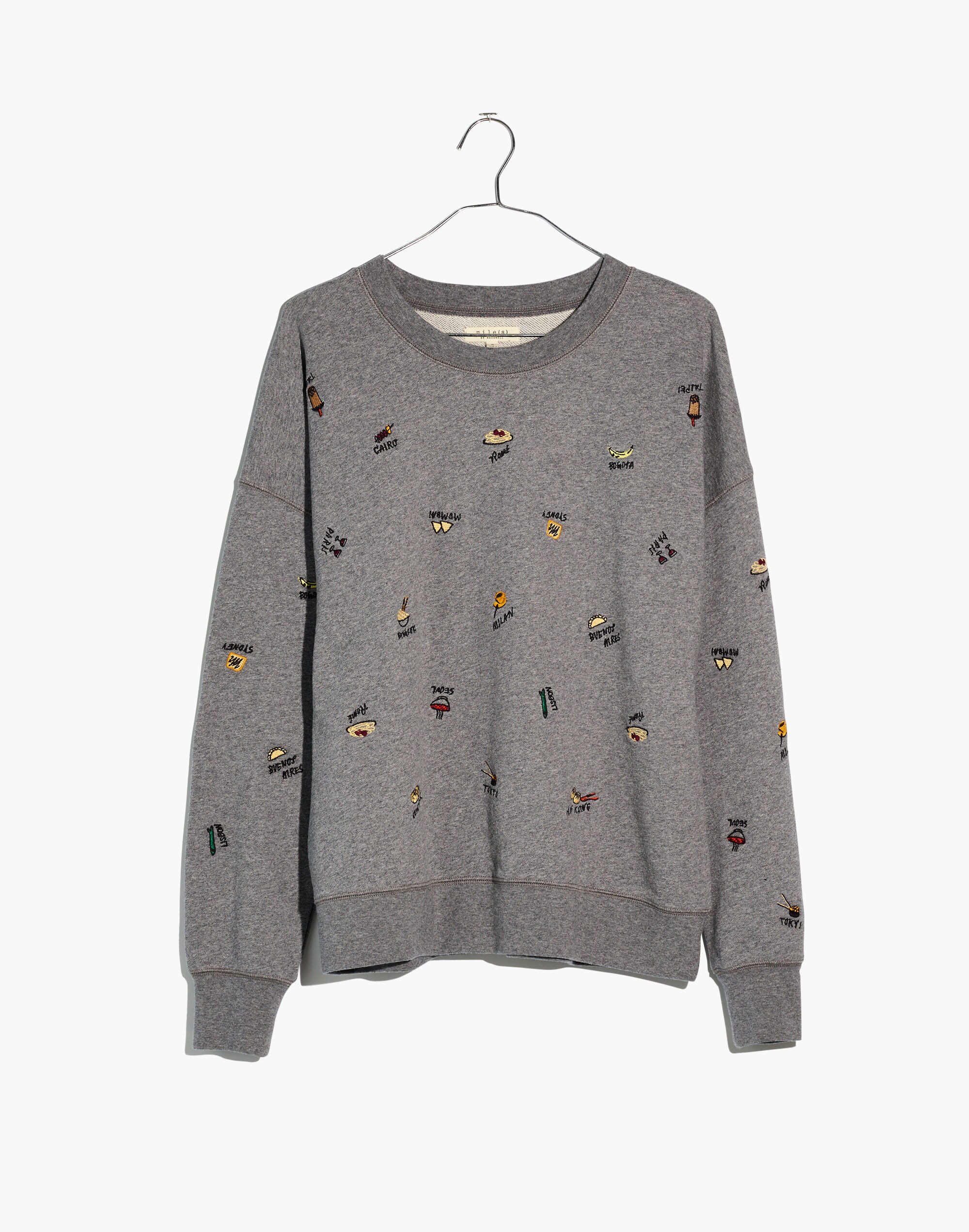 Food Culture Embroidered Mainstay Sweatshirt