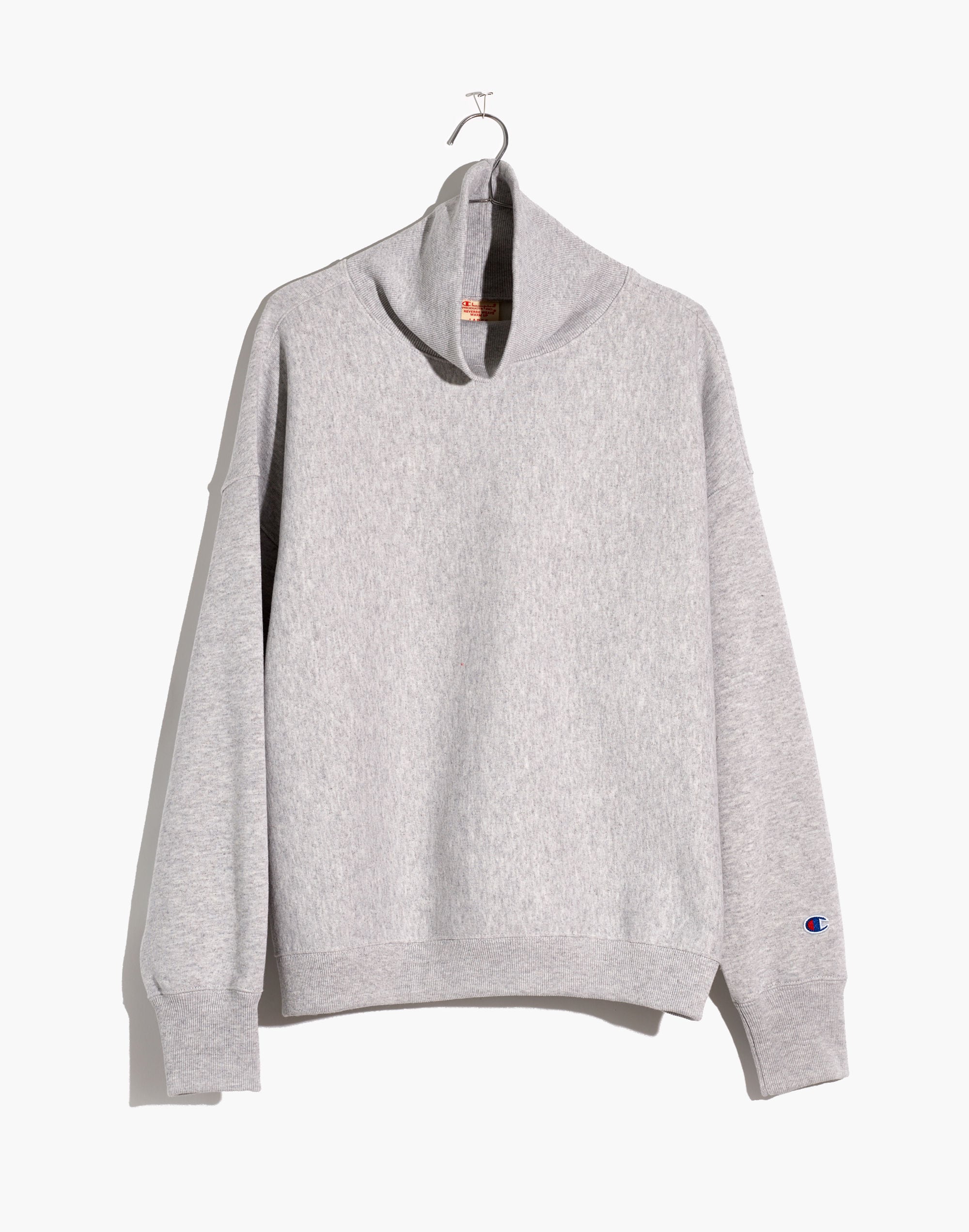 Champion&reg; Logo High-Neck Sweatshirt