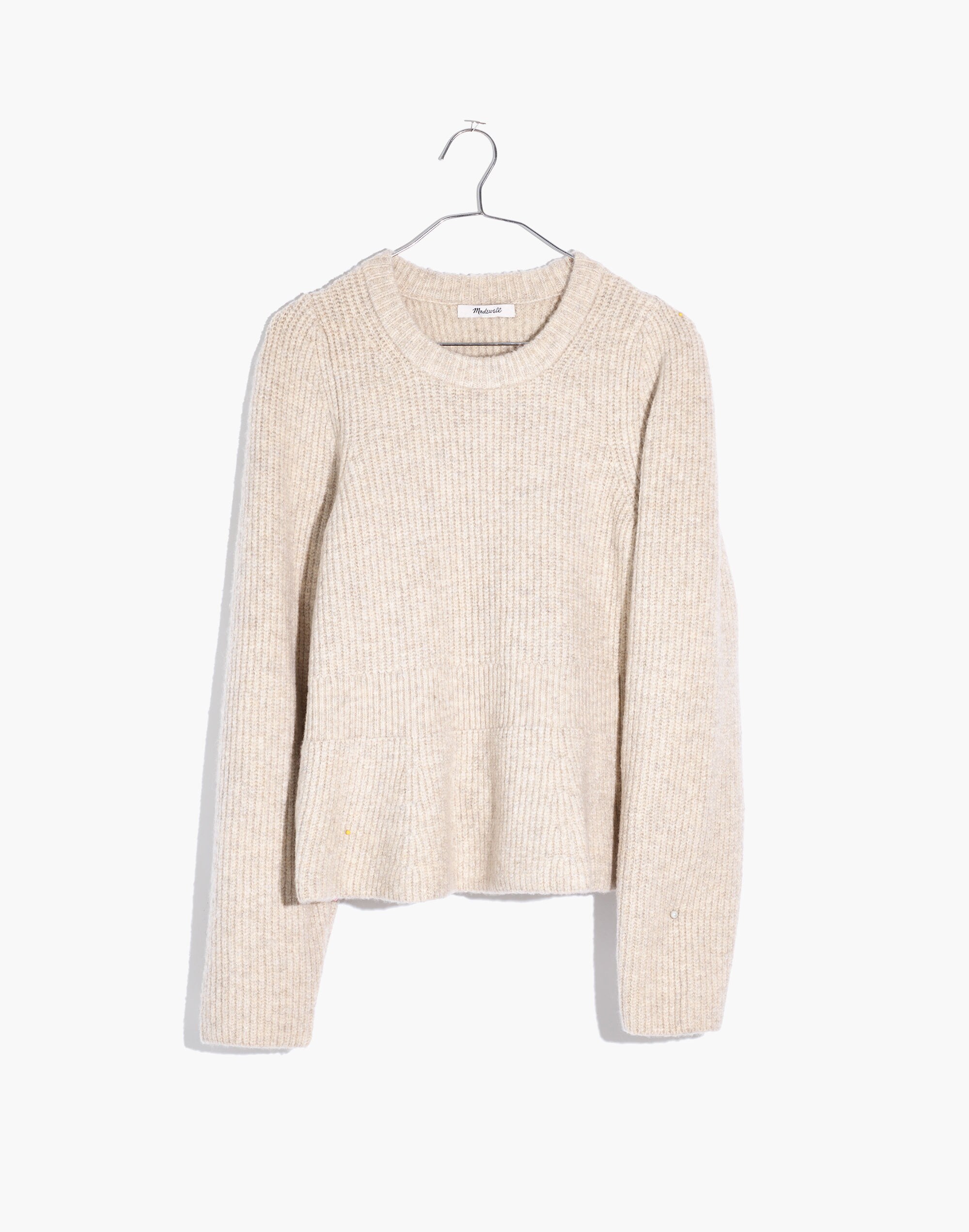 Peplum Pullover Sweater