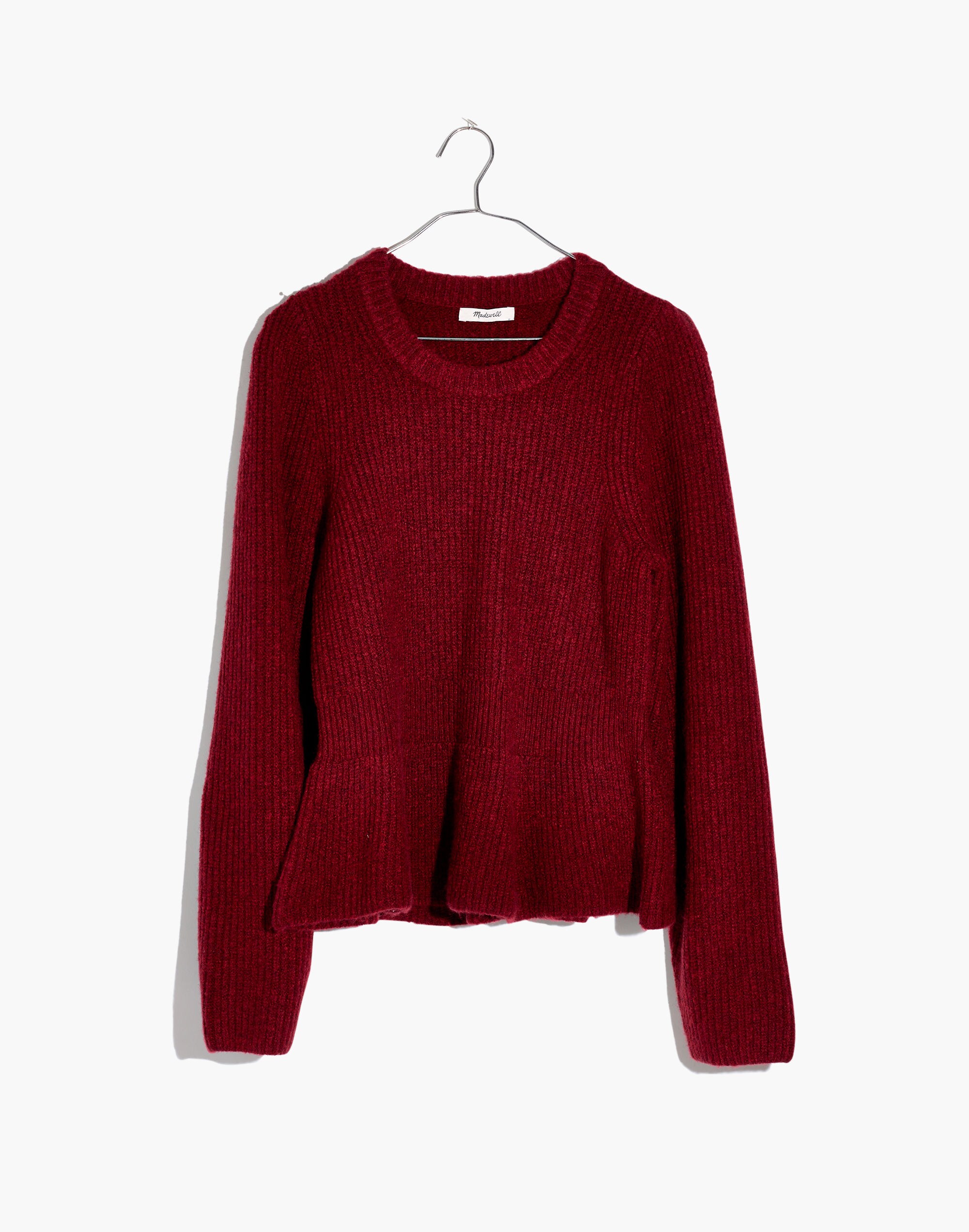 Peplum Pullover Sweater