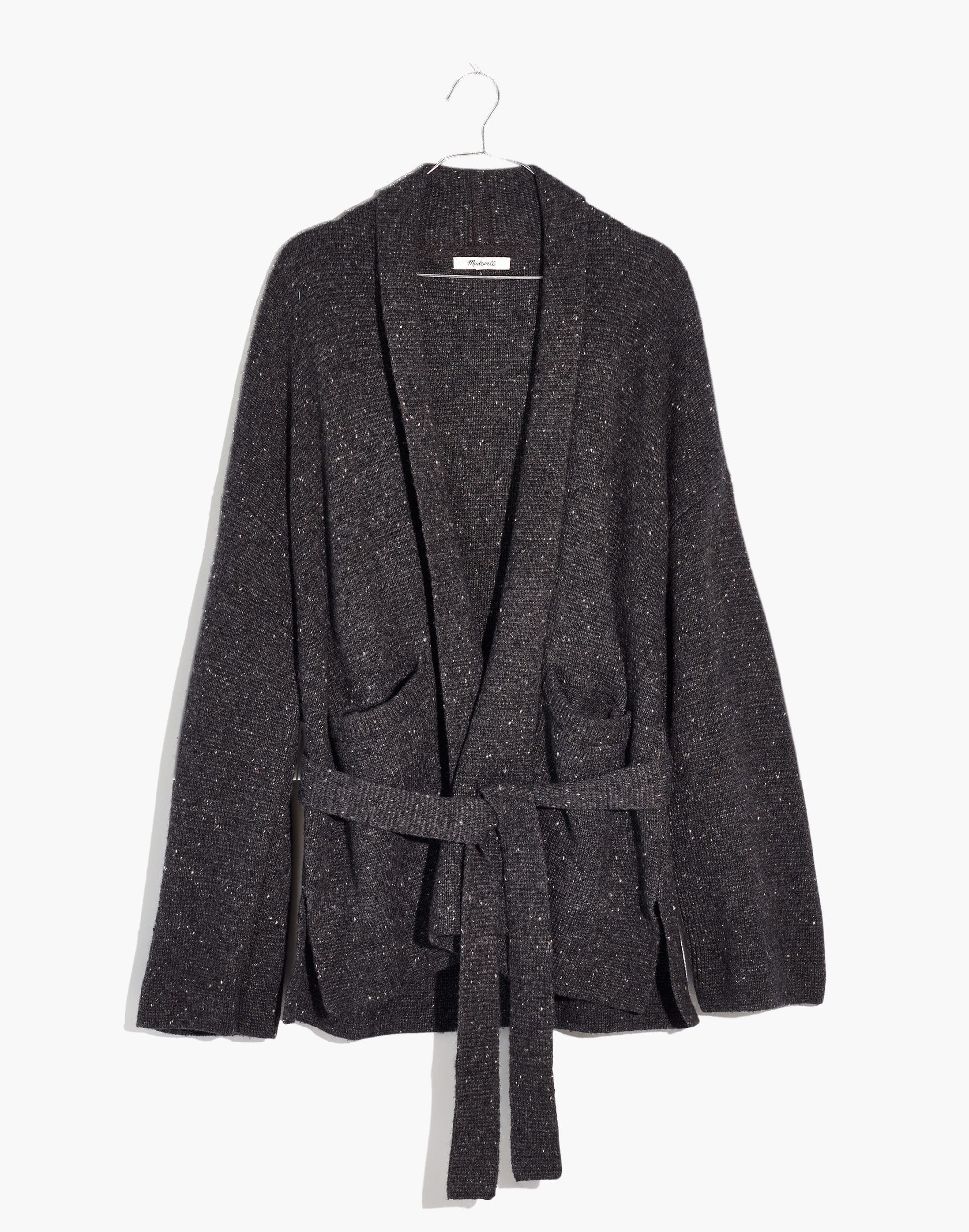 Donegal Tie-Waist Cardigan Sweater